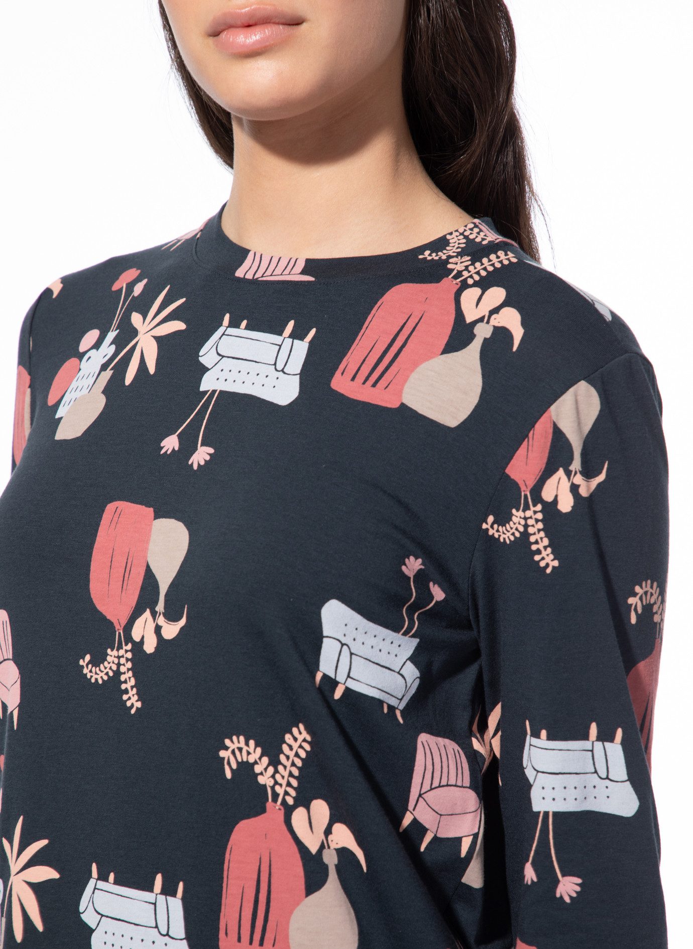 Short Stories Sleepshirt SHORT STORIES 621760 Sleep Shirt vulcan blue