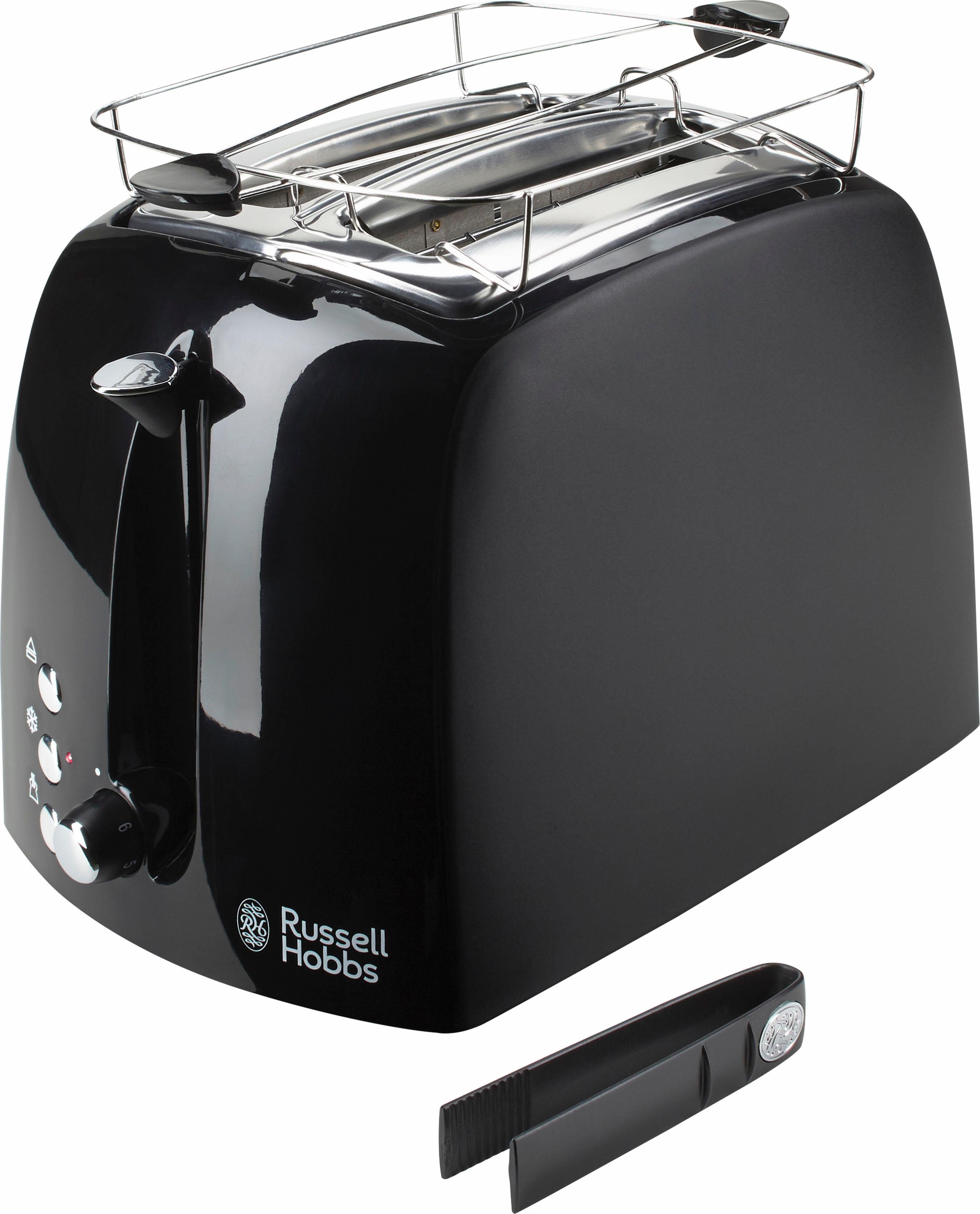 RUSSELL HOBBS Toaster Textures Plus 2260156, 2 kurze Schlitze, für 2
