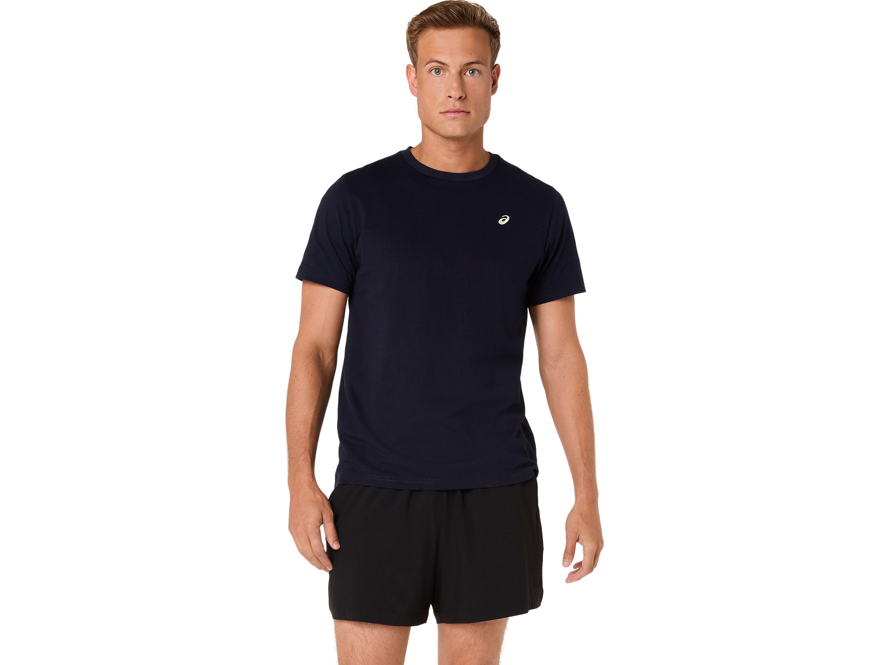 Asics Laufshirt ASICS SPIRAL EMBROIDERY TEE sportlicher Stil, für Fitnessaktivitäten und Freizeit