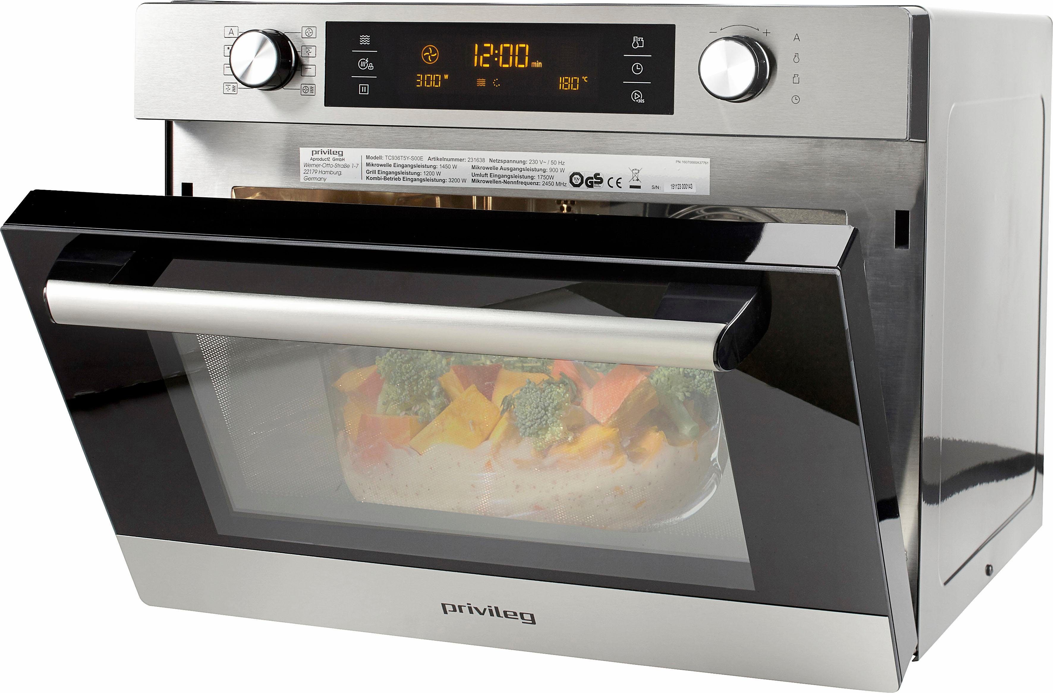 Privileg Mikrowelle TC936T5Y-S00E, 900 W, mit Grill und ...