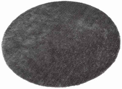 Hochflor-Teppich »Dana«, Bruno Banani, rund, Höhe 30 mm, besonders weich durch Microfaser, Wohnzimmer