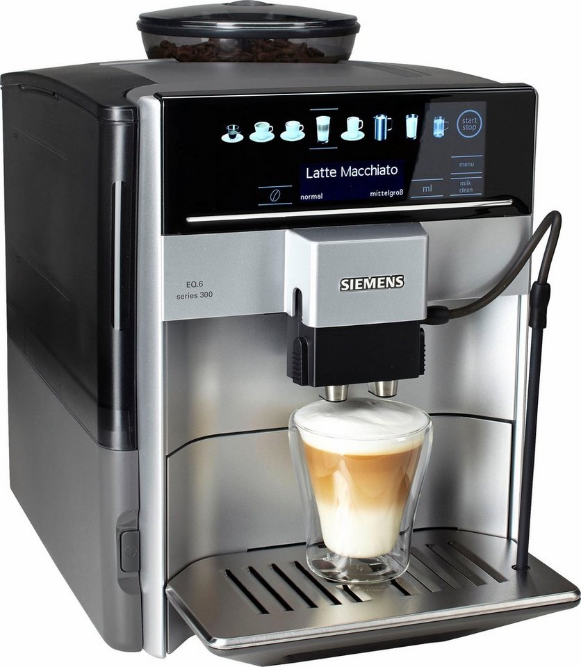 SIEMENS Kaffeevollautomat EQ.6 s300 TE613501DE, 1,7l Tank