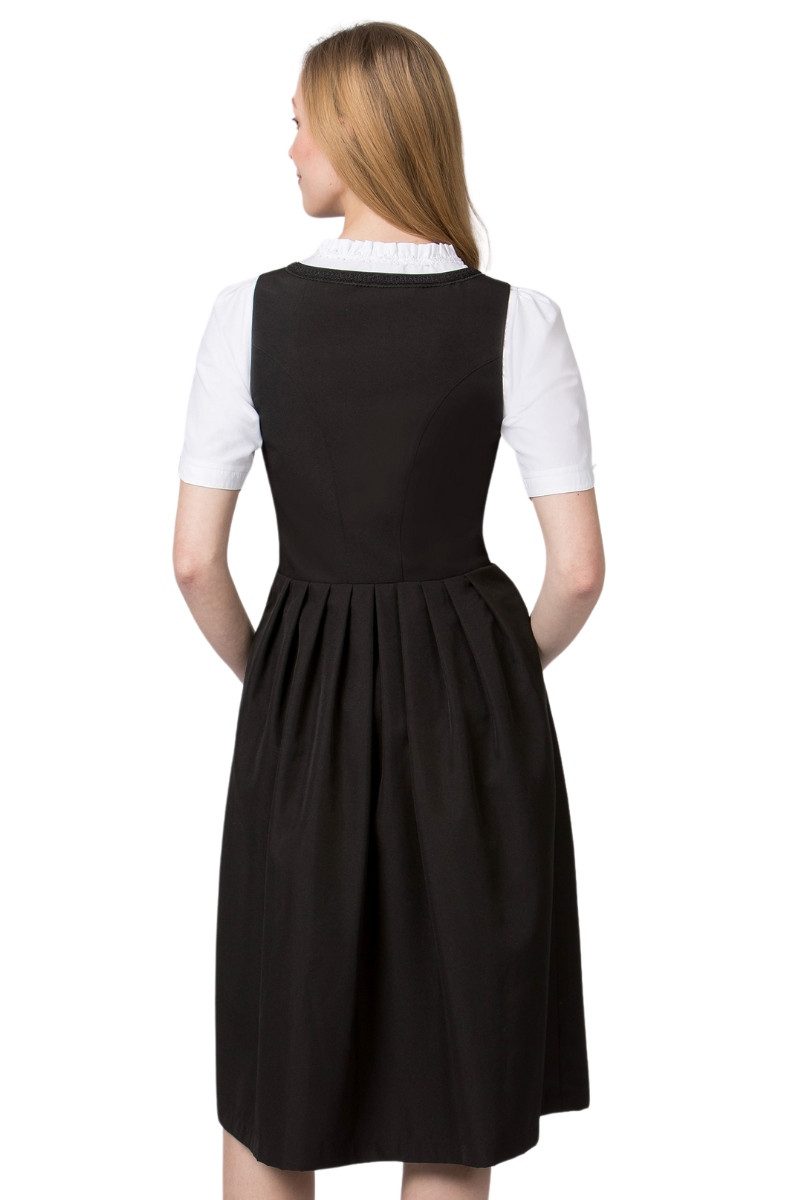 Stockerpoint Dirndl Midi Dirndl 1tlg. - ZITA - schwarz