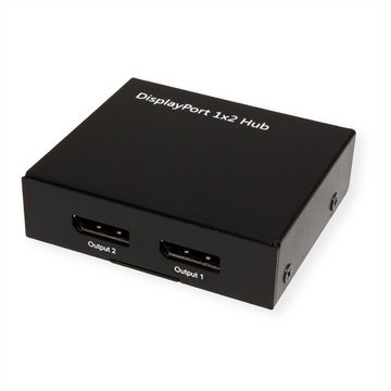 VALUE DisplayPort-Video-Splitter (Hub), 2fach Audio- & Video-Adapter