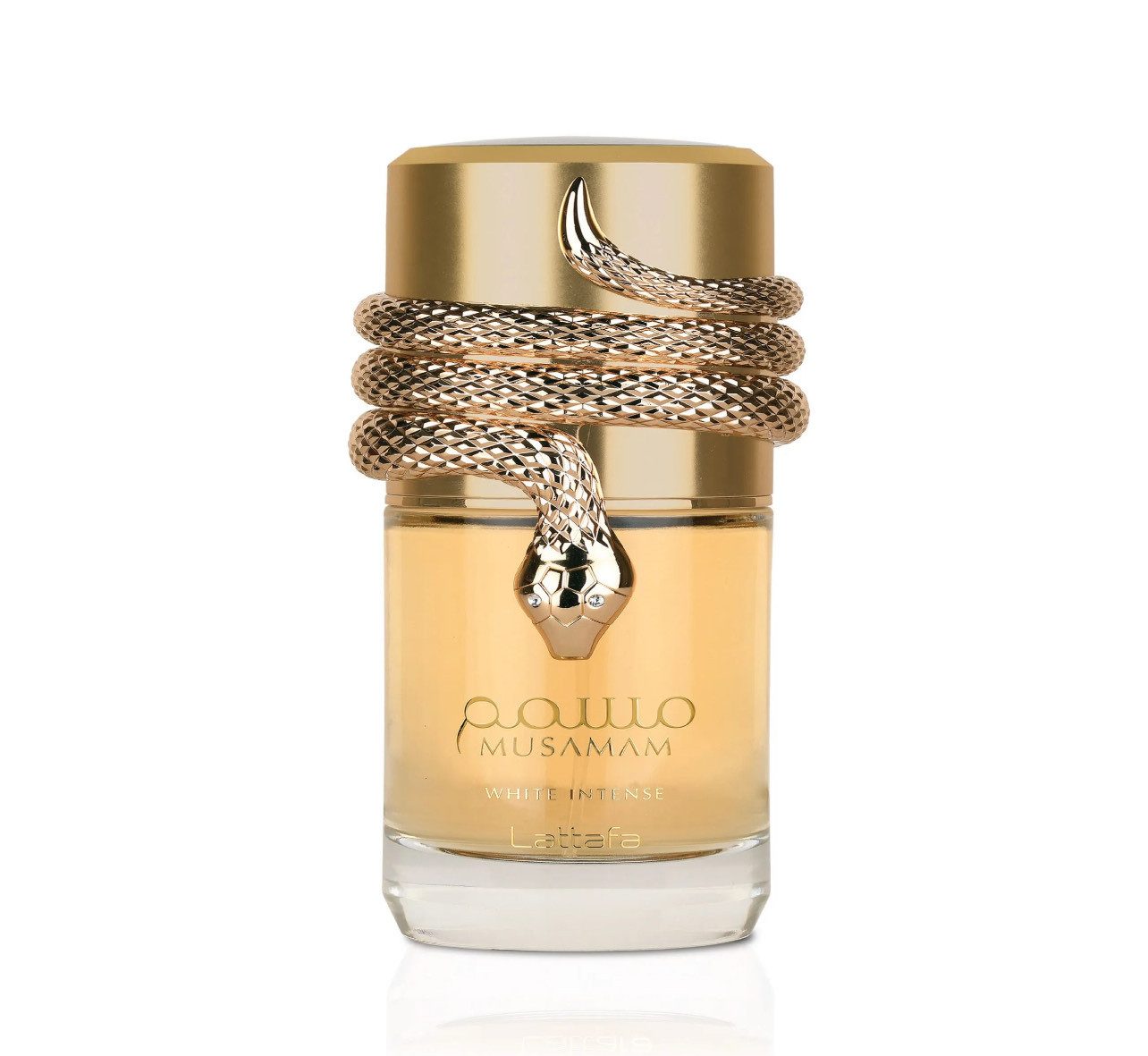 Lattafa Eau de Parfum Musamam White Intense, Unisex, 100 ml مُسَمَّم, 100% Original aus U.A.E, Intensive Langlebigkeit