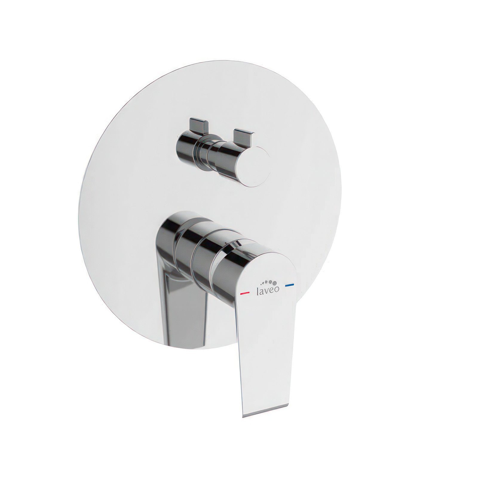 KOLMAN Unterputzarmatur LARGO Brausebatterie Unterputz, Mischbatterie in Silber