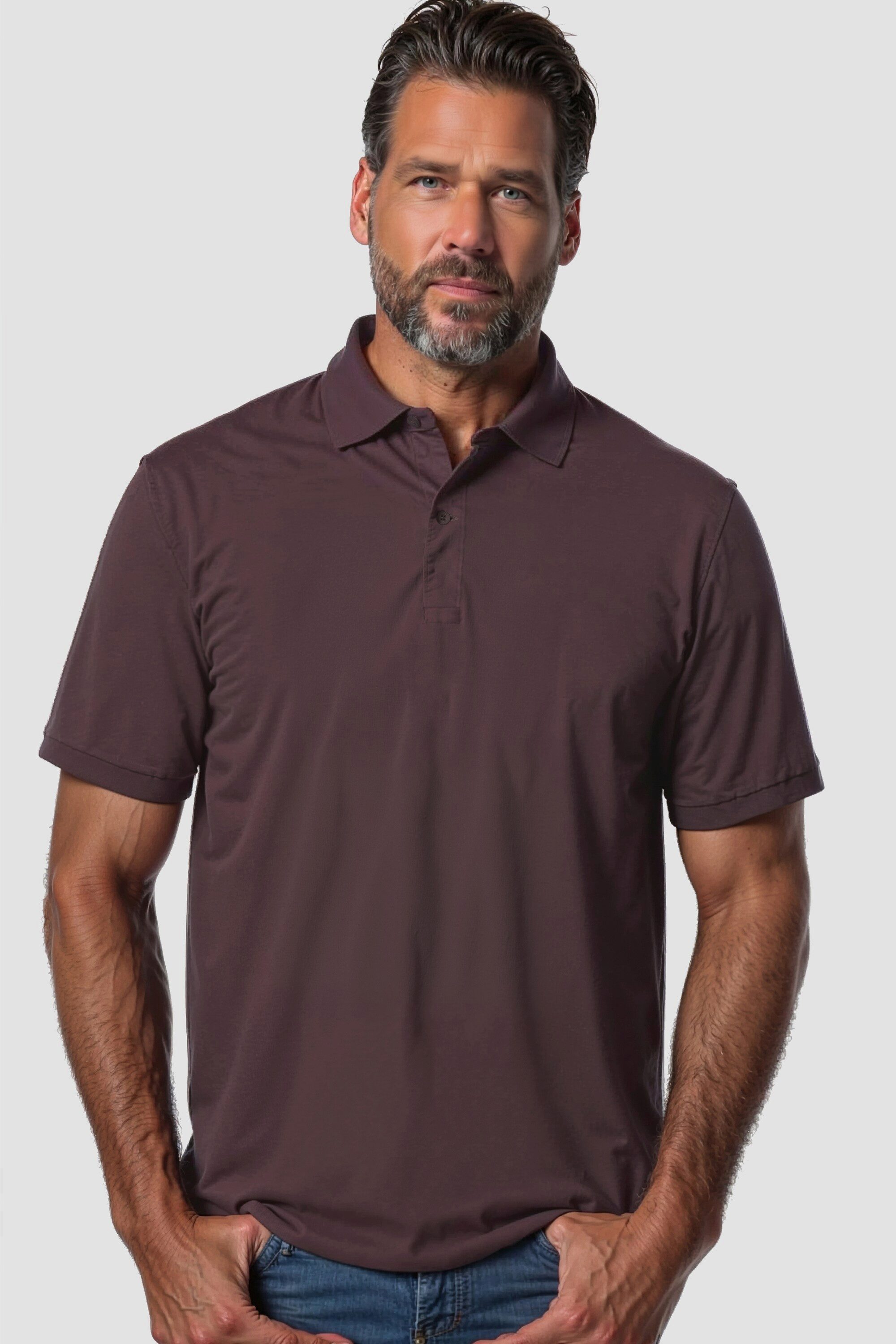 JP1880 Poloshirt Poloshirt Basic Halbarm Piqué günstig online kaufen