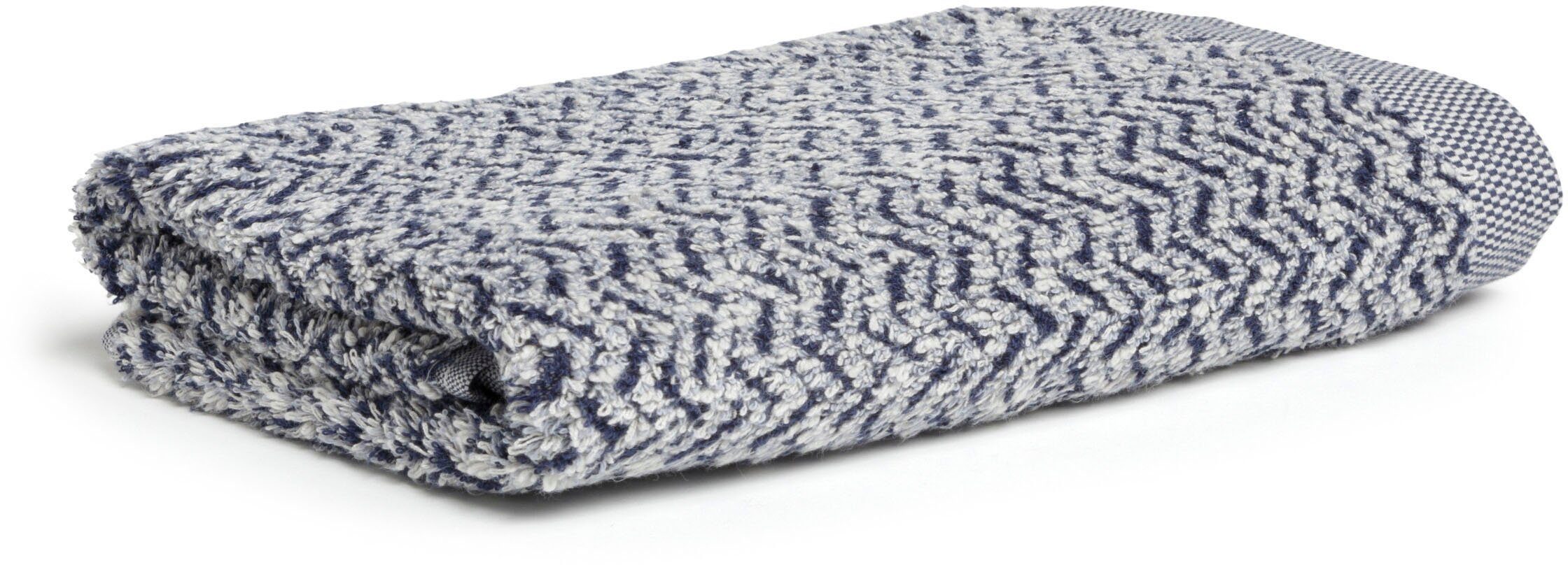 Möve Duschtuch Brooklyn Fischgrat, Walkfrottier (1-St), günstig online kaufen