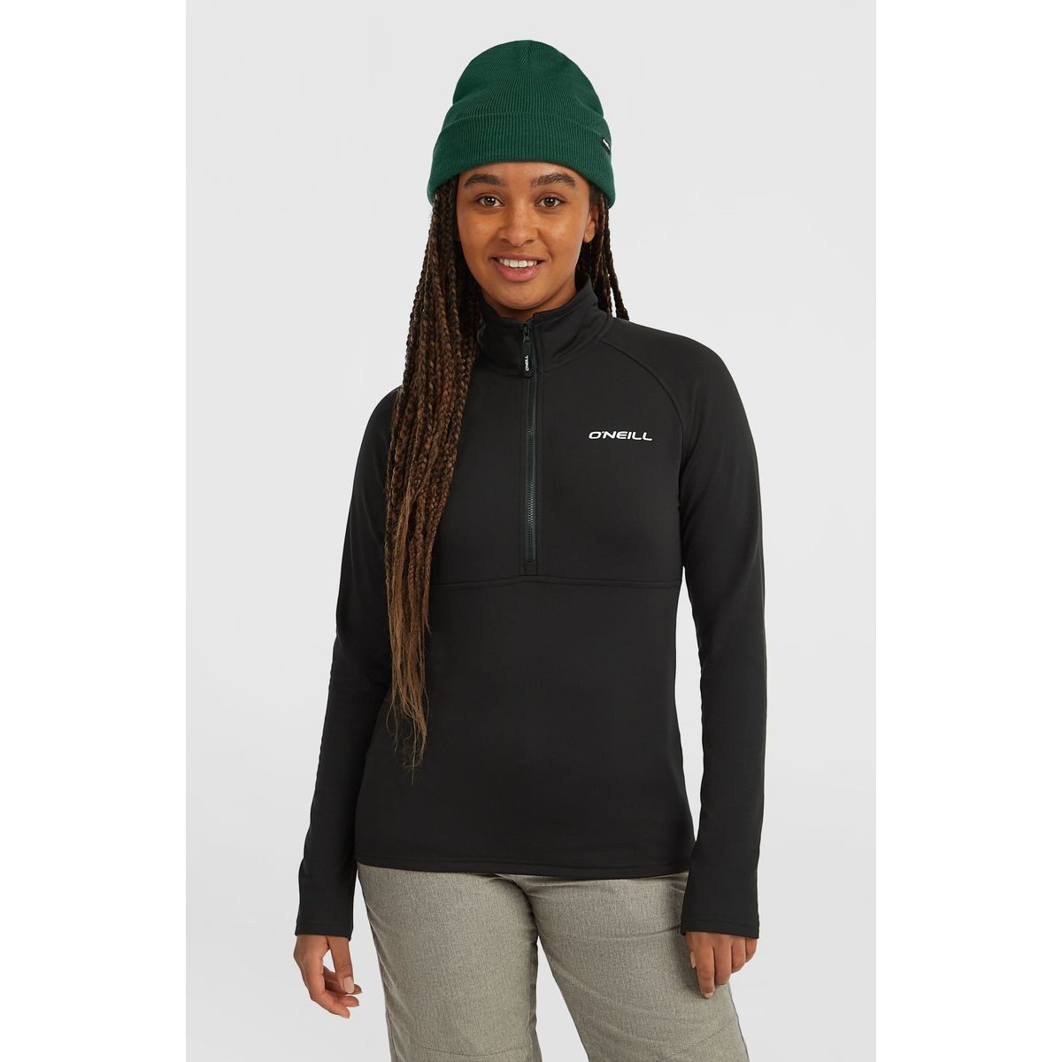 O'Neill Kapuzenpullover Fwc'cruz Fleece Damenpullover mit Stretch, recyceltem Material und hohem Kragen für