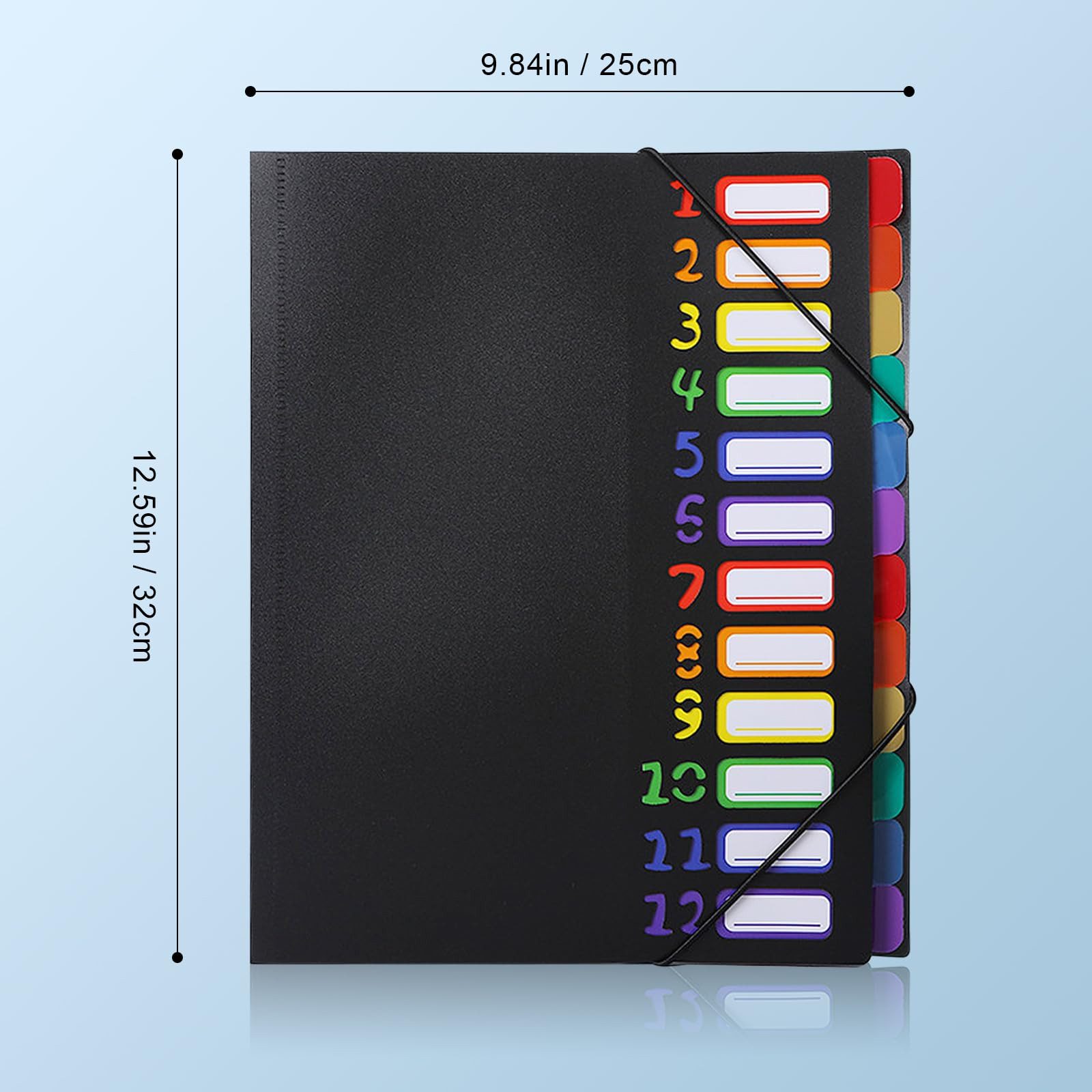 FOUORTUNATE-BEE Fächermappe Fächermappe A4, Mappen Ordnersystem (mit 12 Fäc günstig online kaufen