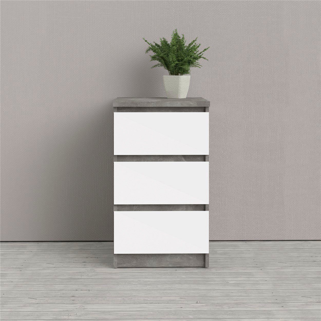 Home affaire Kommode Naia, Elegante und modernes Sideboard mit 3 geräumigenSchubladen
