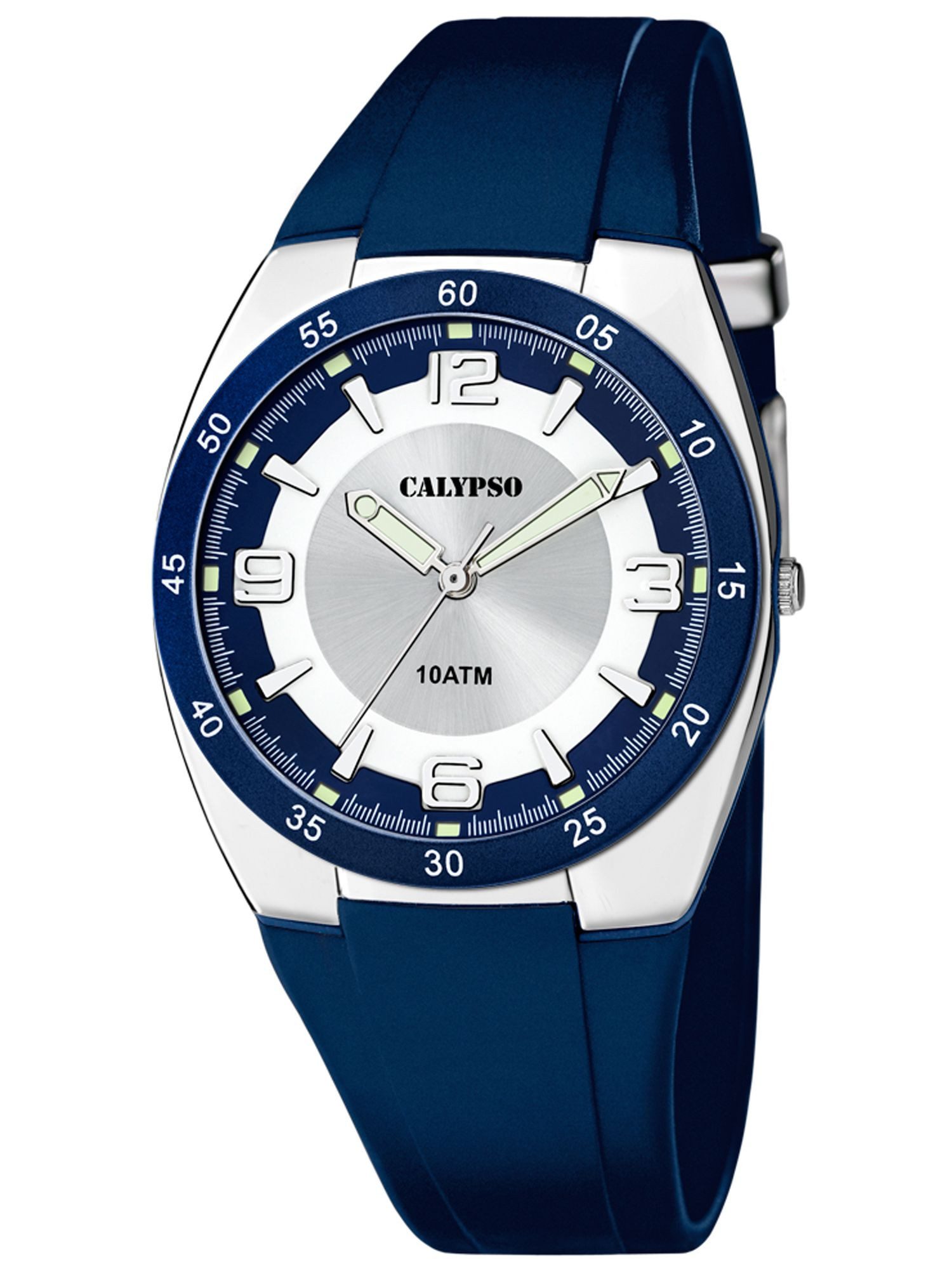 Calypso Quarzuhr Herrenuhr K5753-2 Blau Kunststoffband 40 mm günstig online kaufen