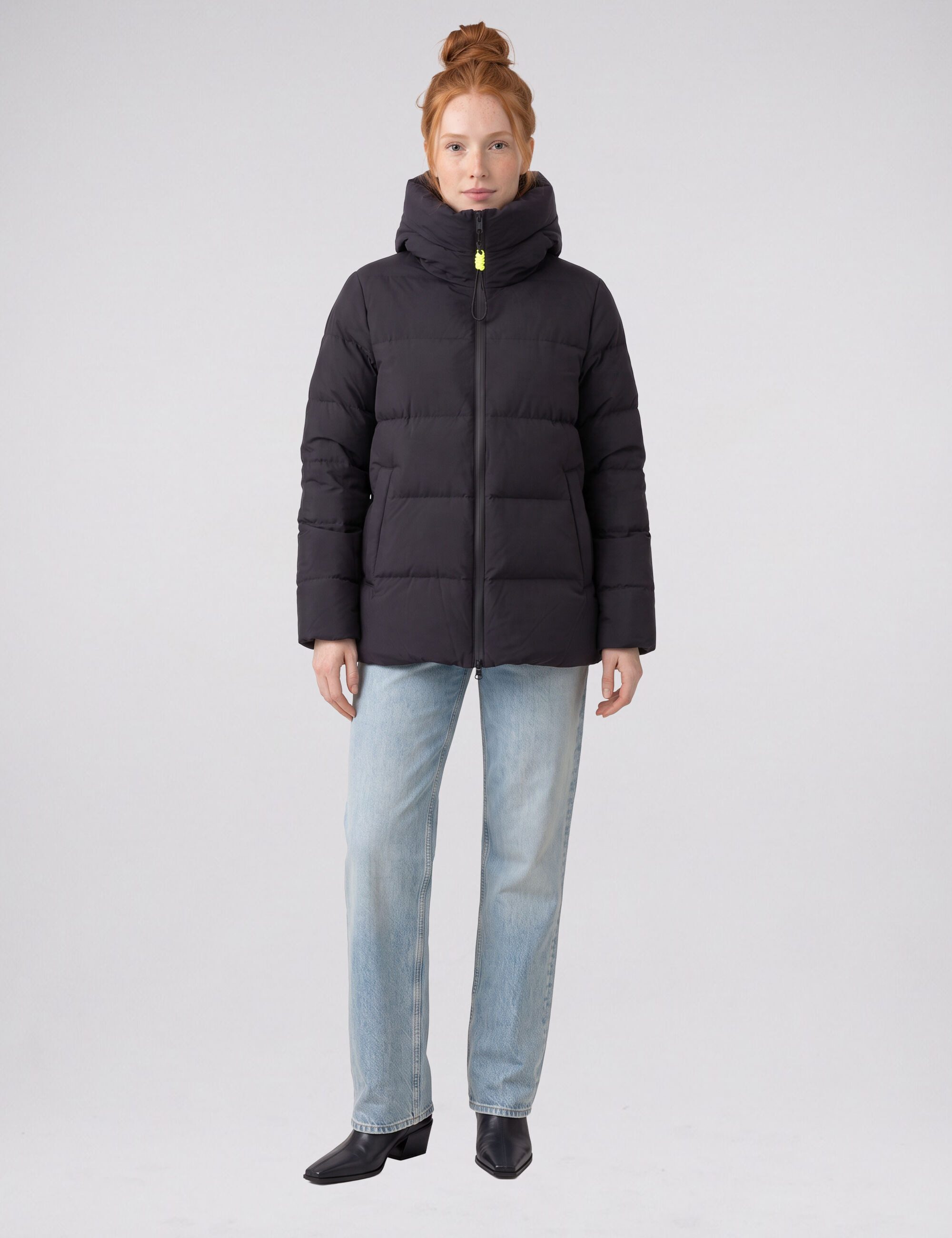 No.1 COMO Winterjacke LINDA (1-St) mit Kapuze