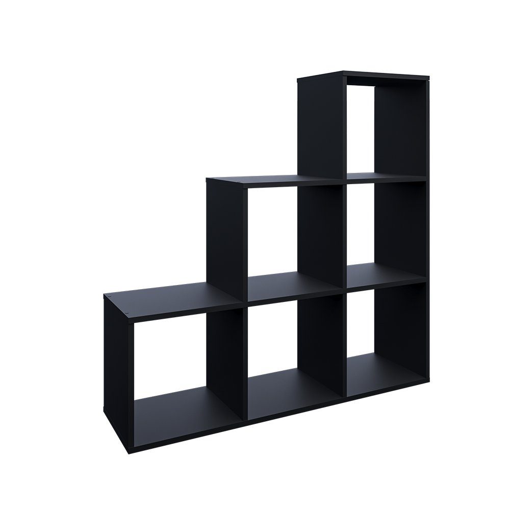 Vicco Raumteiler, Schwarz, 107.2 x 107.8 cm, Drehbar günstig online kaufen