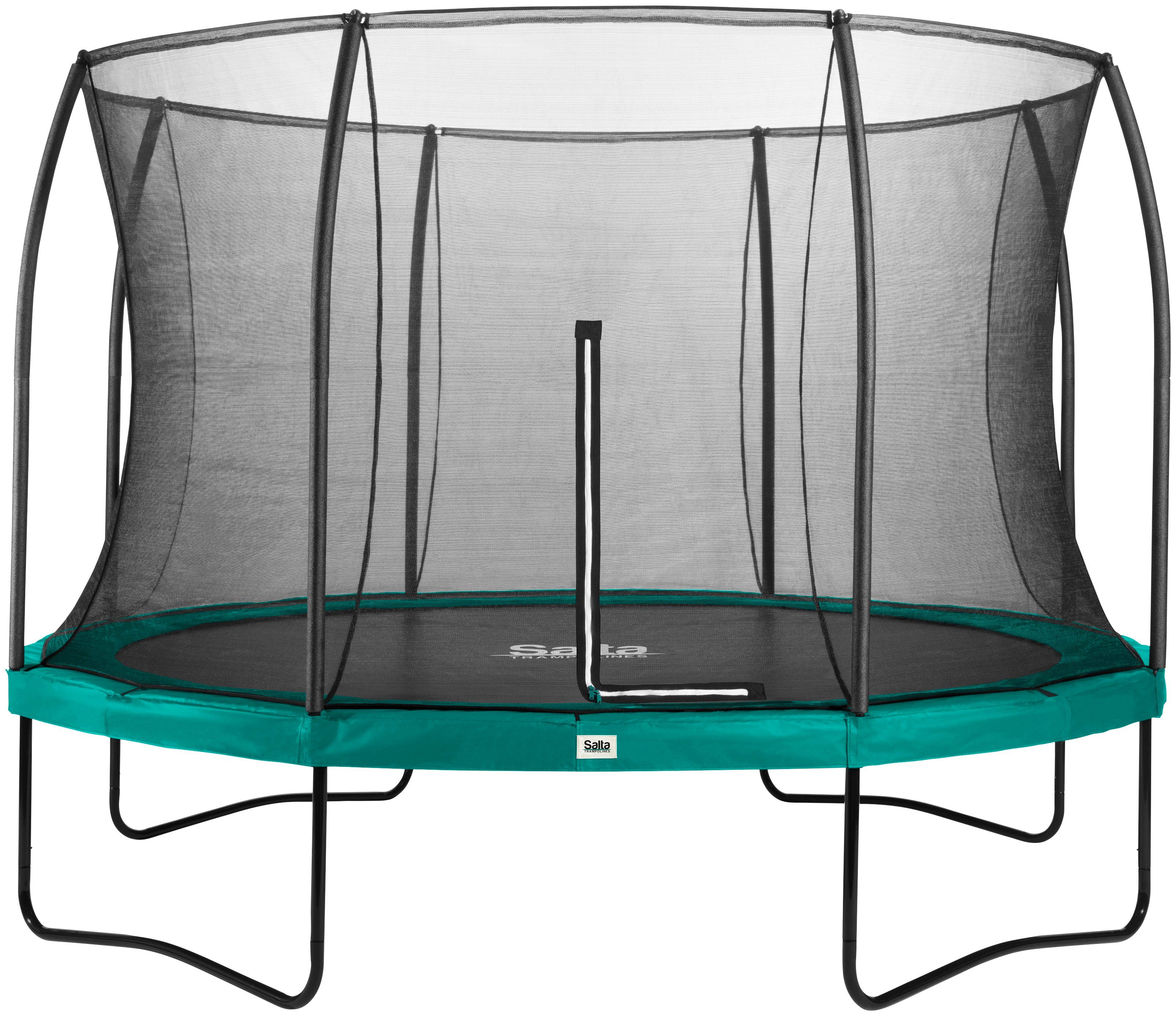 Salta Gartentrampolin Comfort Edition, Ø 427 cm, Schutzrand grün