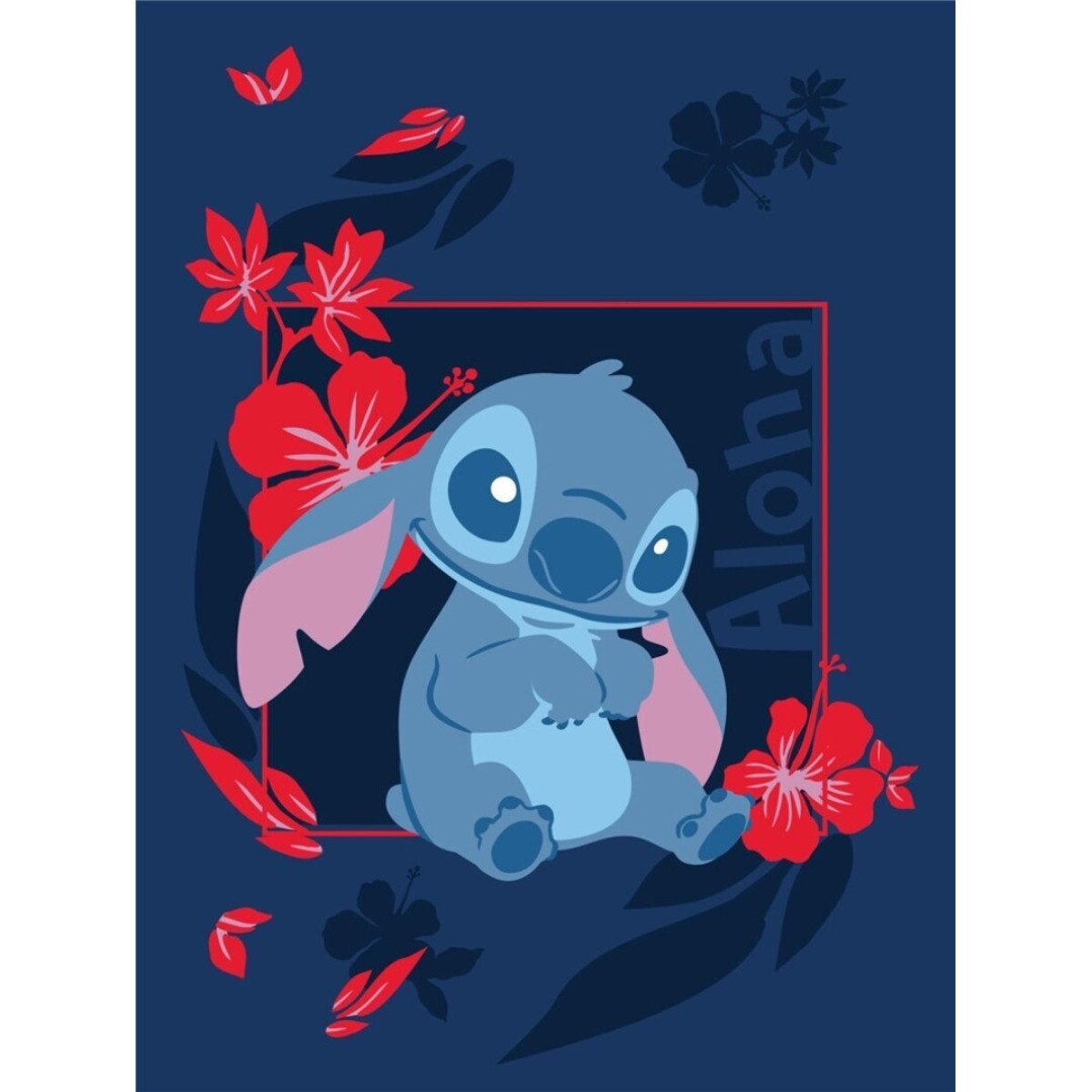 Wohndecke Stitch Flanel Blanket 110×150 cm weiche Wohndecke, Disney