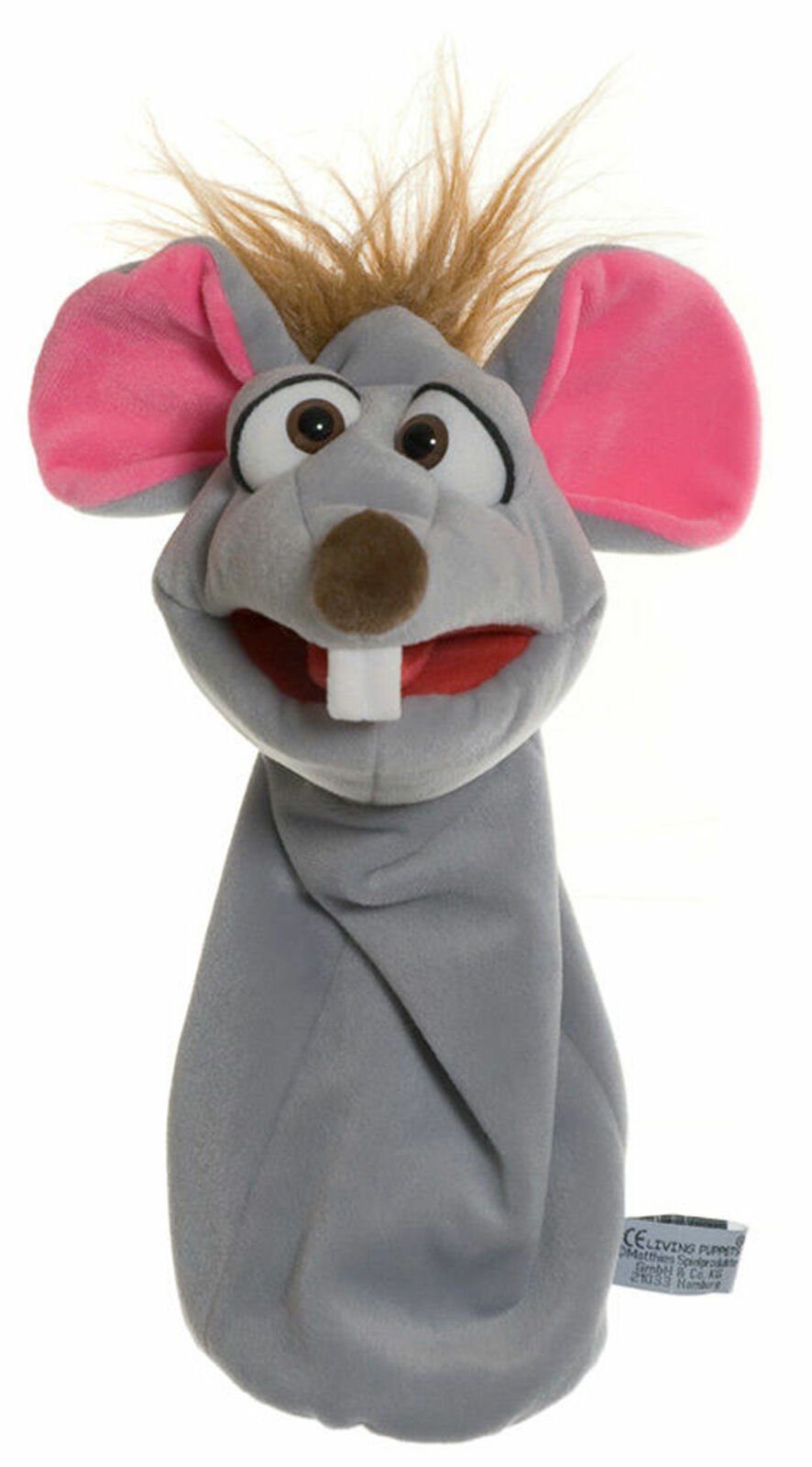Living Puppets Handpuppe Living Puppets® Handpuppe Maus Bille W414 (Packung), Sehr gut geeignet um Geschichten zu erzählen