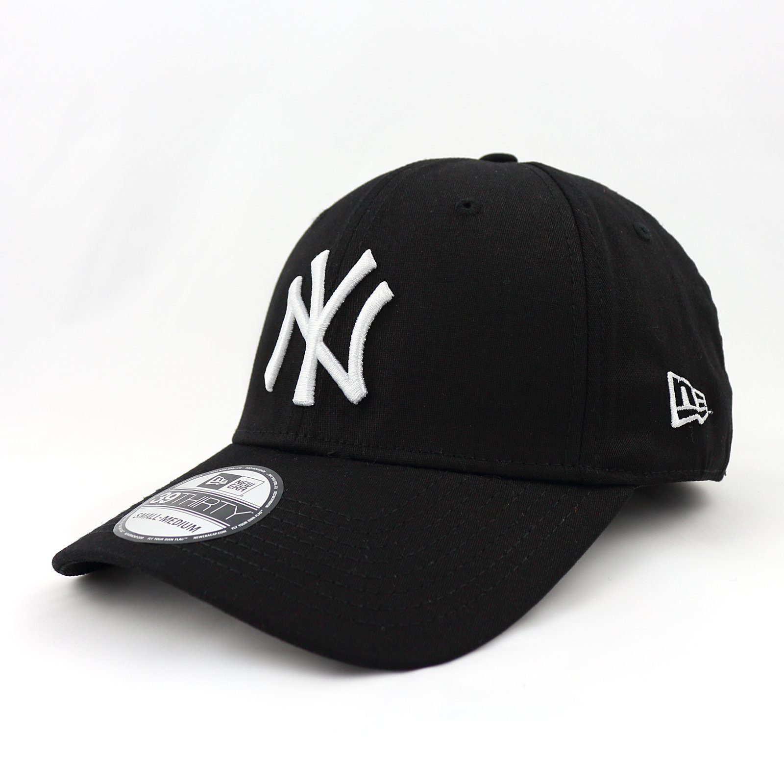 New Era Baseball Cap Cap New Era 39Thirty League NY (1-St) Schwarz/Weiß