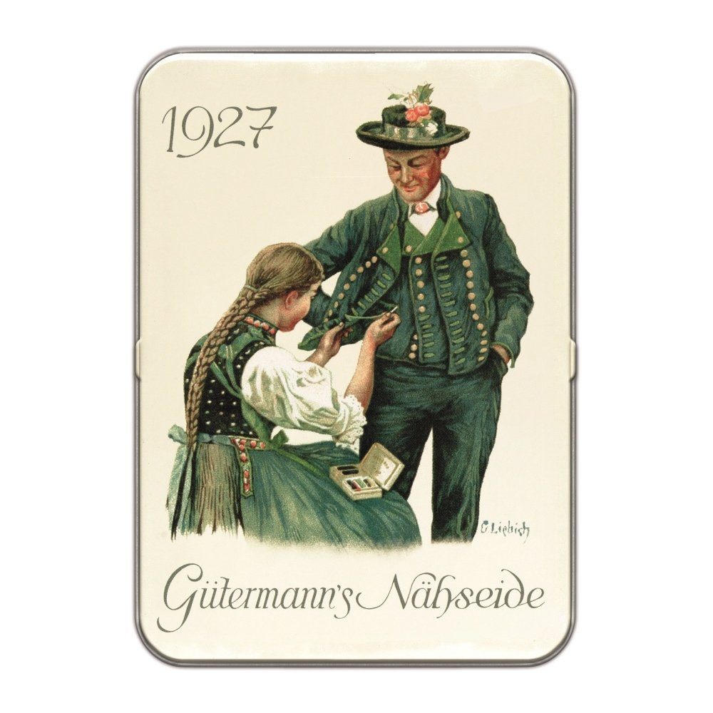 farb-, Gütermann (8 - lichtecht Farben/ Nostalgie-Box Allesnäher Pastellfarben m), und koch- Nähgarn Gütermann, (8-St), 100