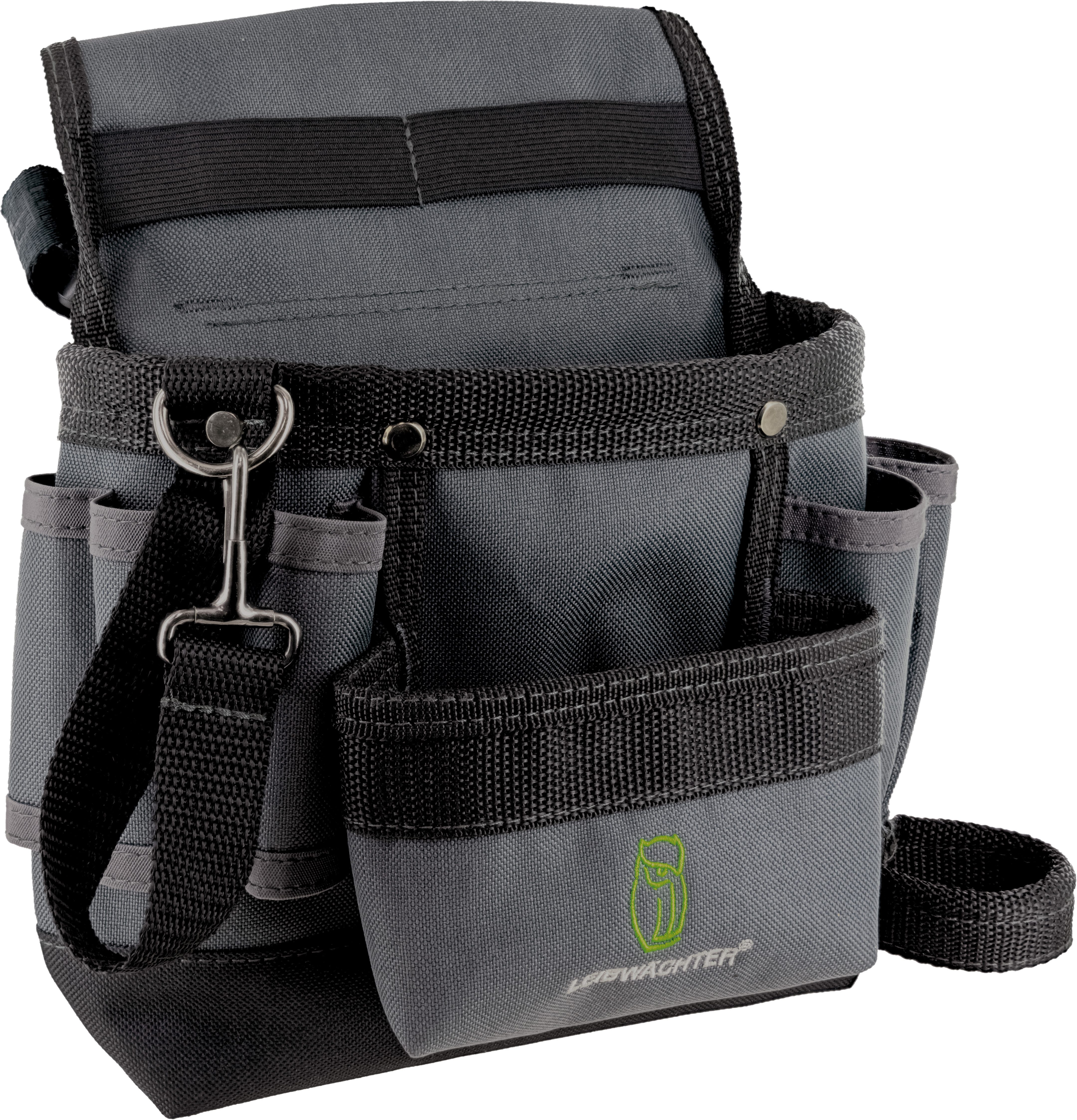 Leibwächter Werkzeugtasche Gürteltasche mit Hammerhalter, Nagelfach, Karabinerband uvm. (1-tlg), extrem strapazierfähiges, reißfestes Polyester universal – Bild 2 von 5
