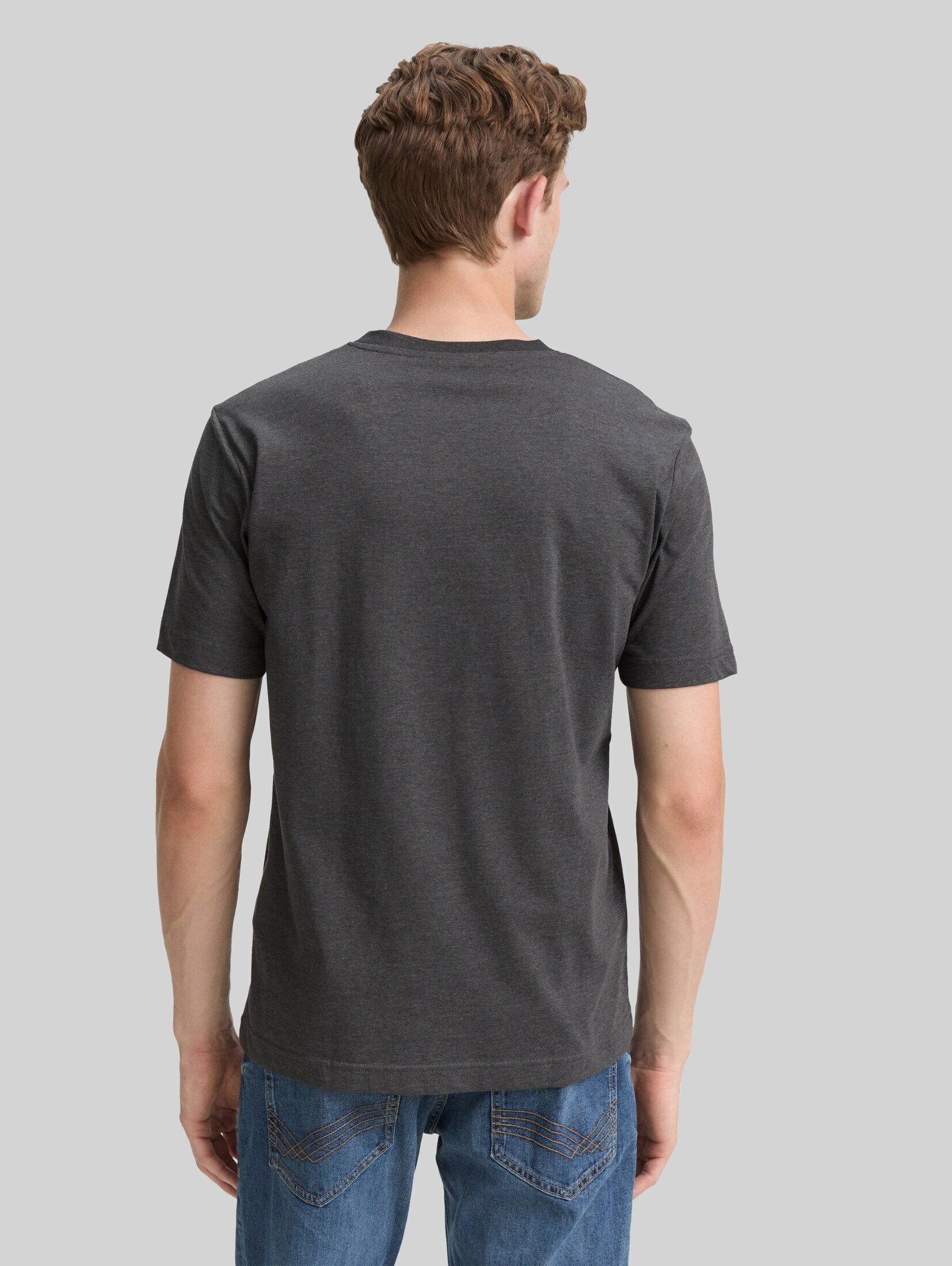 TOM TAILOR T-Shirt T-Shirt (im 2er Pack) T-Shirts mit V-Ausschnitt im 2er-Pack – Bild 3 von 5