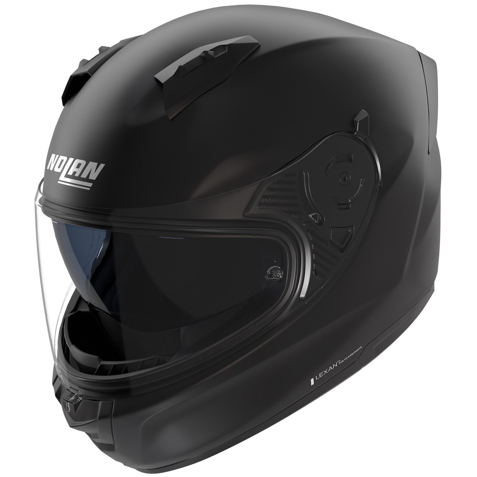 NOLAN Motorradhelm Nolan N60-6 Classico 305 Integralhelm Matt-Schwarz S (1er Set), integralhelm motorrad