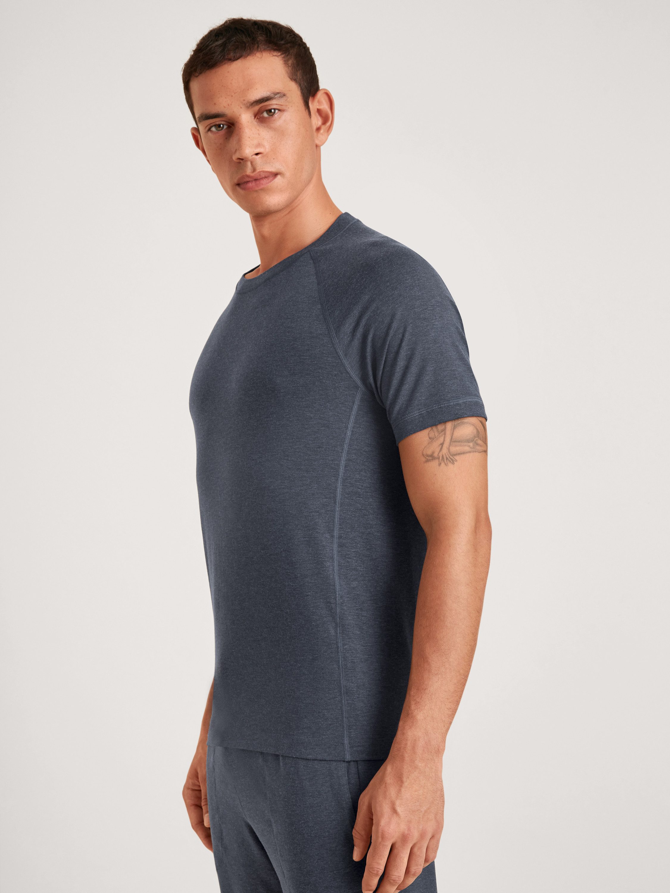 CALIDA Kurzarmshirt DEEPSLEEPWEAR Warming Herren (1-tlg) besonders weich, temperaturausgleichend, feuchtigkeitsregulierend