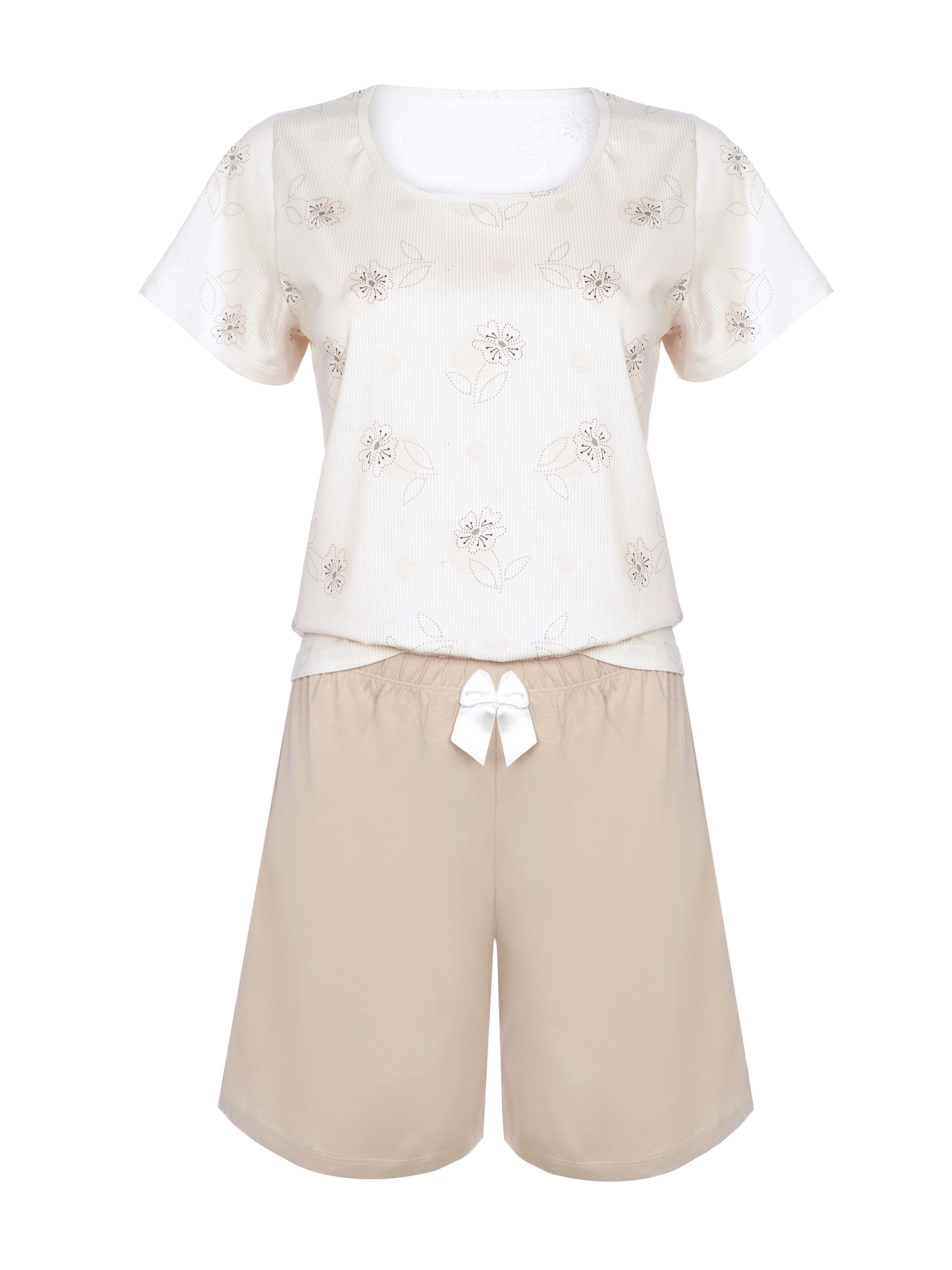 Donna Shorty Bermuda-Schlafanzug (2 tlg) zarter günstig online kaufen