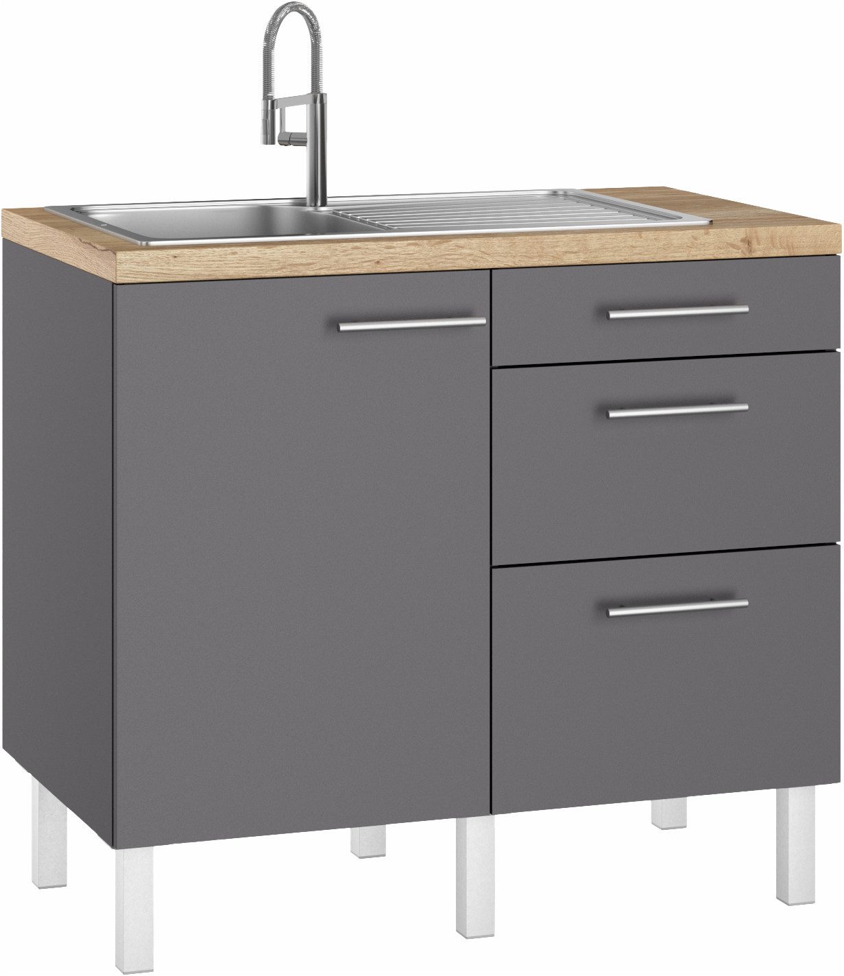 OPTIFIT Pantryküche Lilly, Breite 100 cm