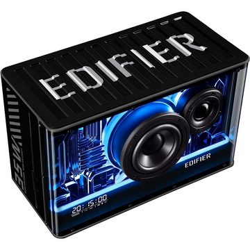 Edifier® QD35 Bluetooth-Lautsprechersystem Schwarz Lautsprechersystem (Bluetooth, 40 W, mit RGB-Lichteffekten und zwei Ladeanschlüssen)