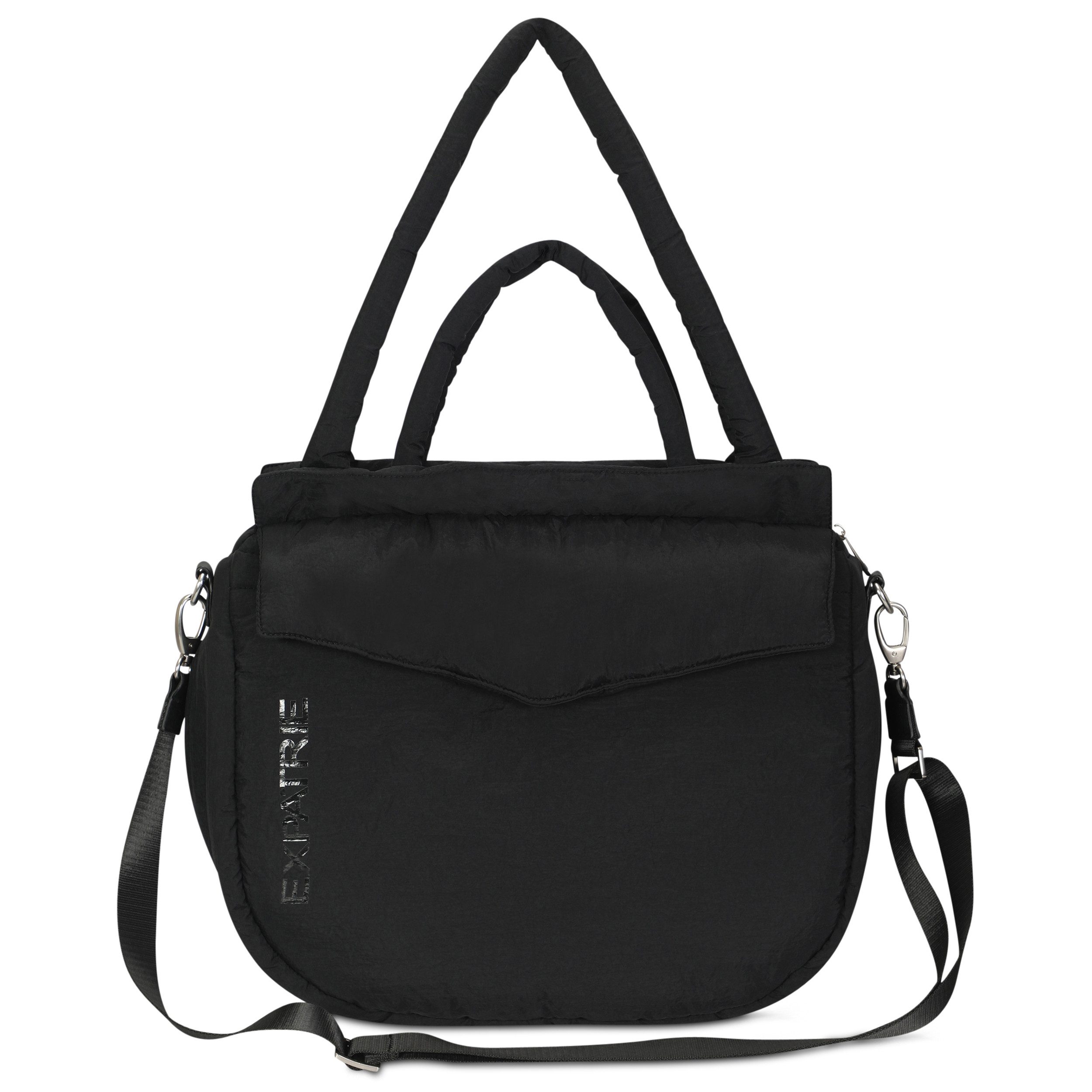 Expatrié Shopper Poppy Shopper im Puffy Design (1-tlg), Nylon Utility Tote Bag mit gepolstertem Laptopfach, Wasserabweisend