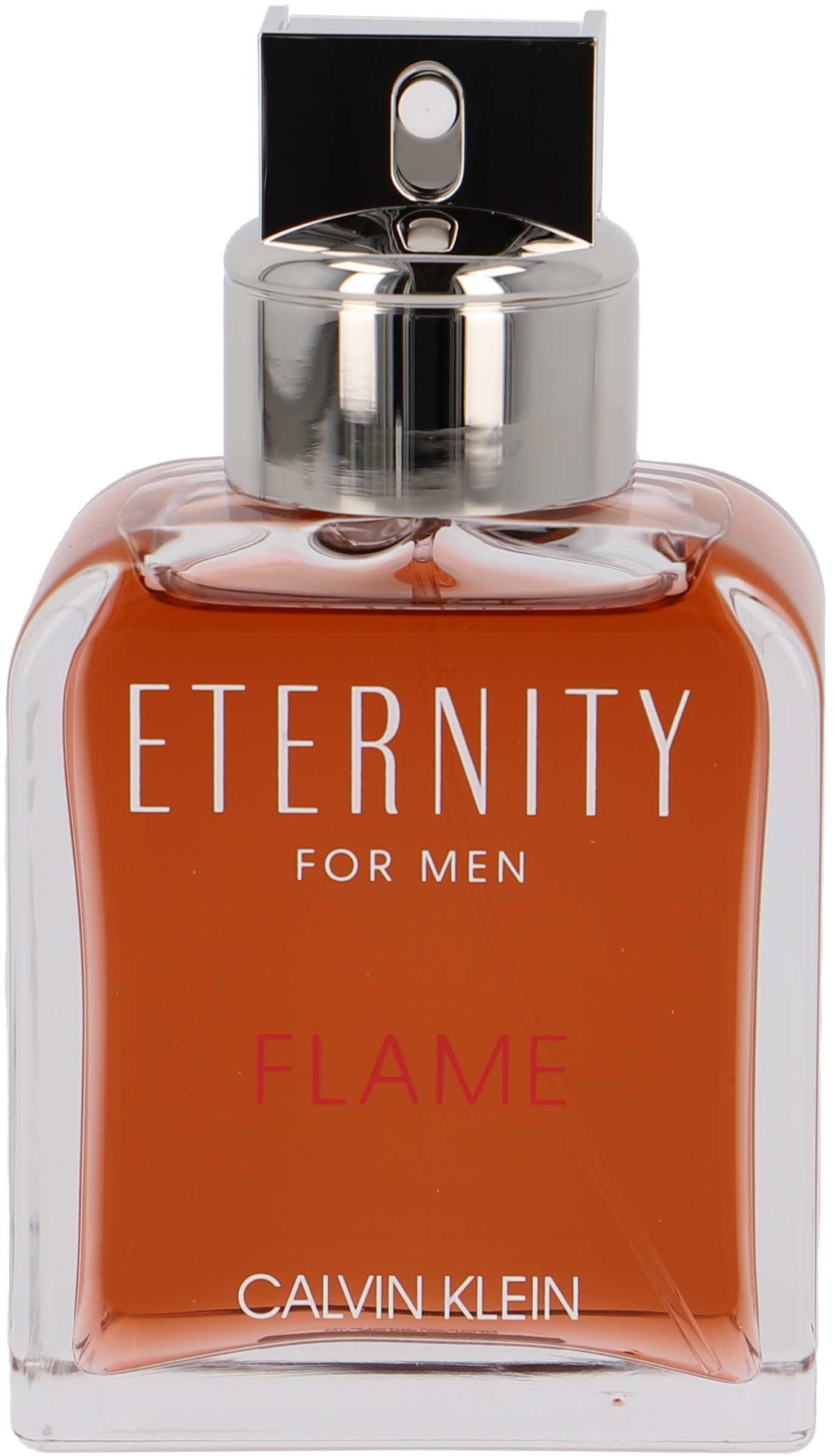 Calvin Klein Eau de Toilette CALVIN KLEIN Eternity Men Flame, mit süßlich herben Duft
