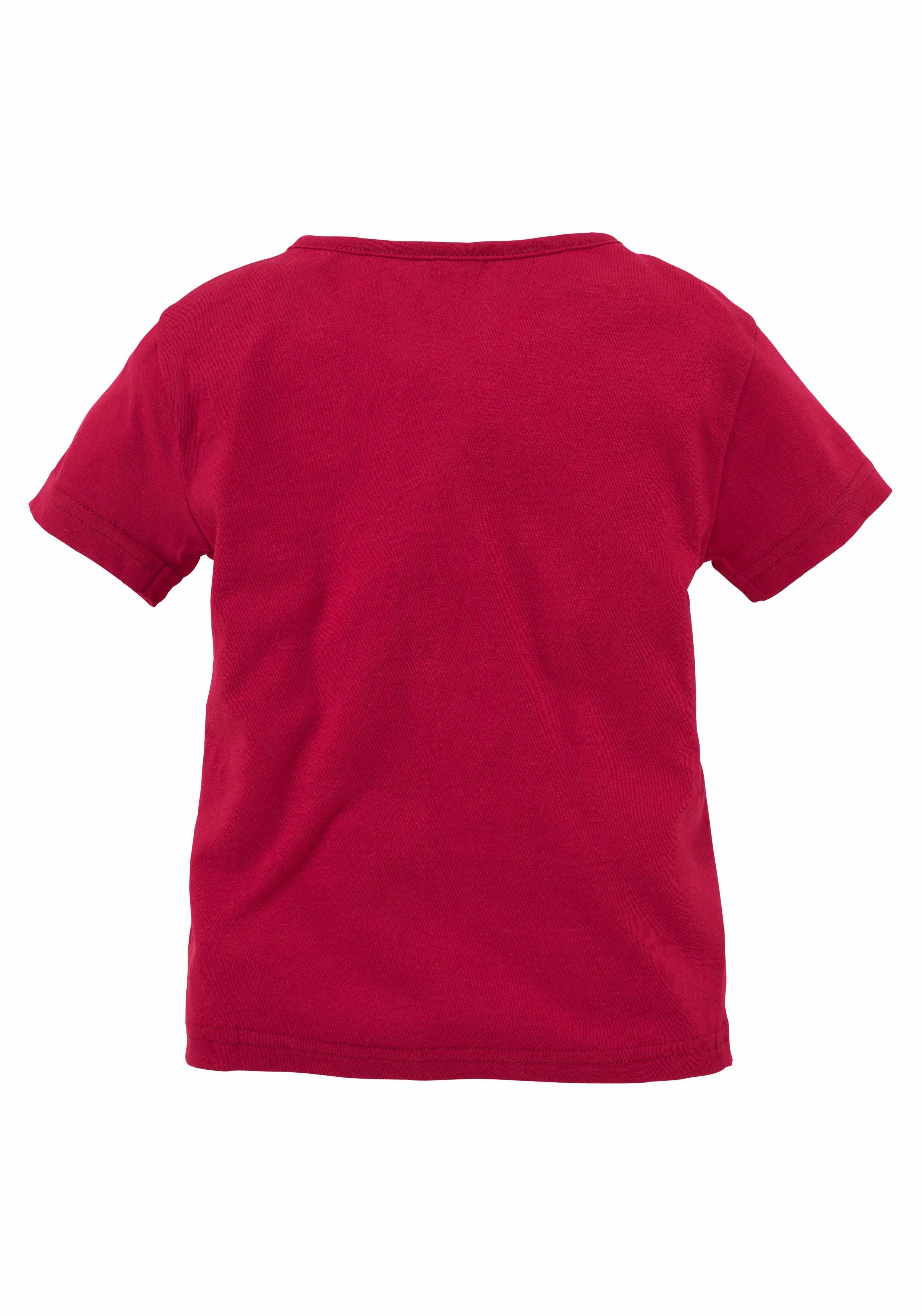 KIDSWORLD T-Shirt Mit Einhorn-Druck und Glitzereffekten mit stylischem Einhorn-Print