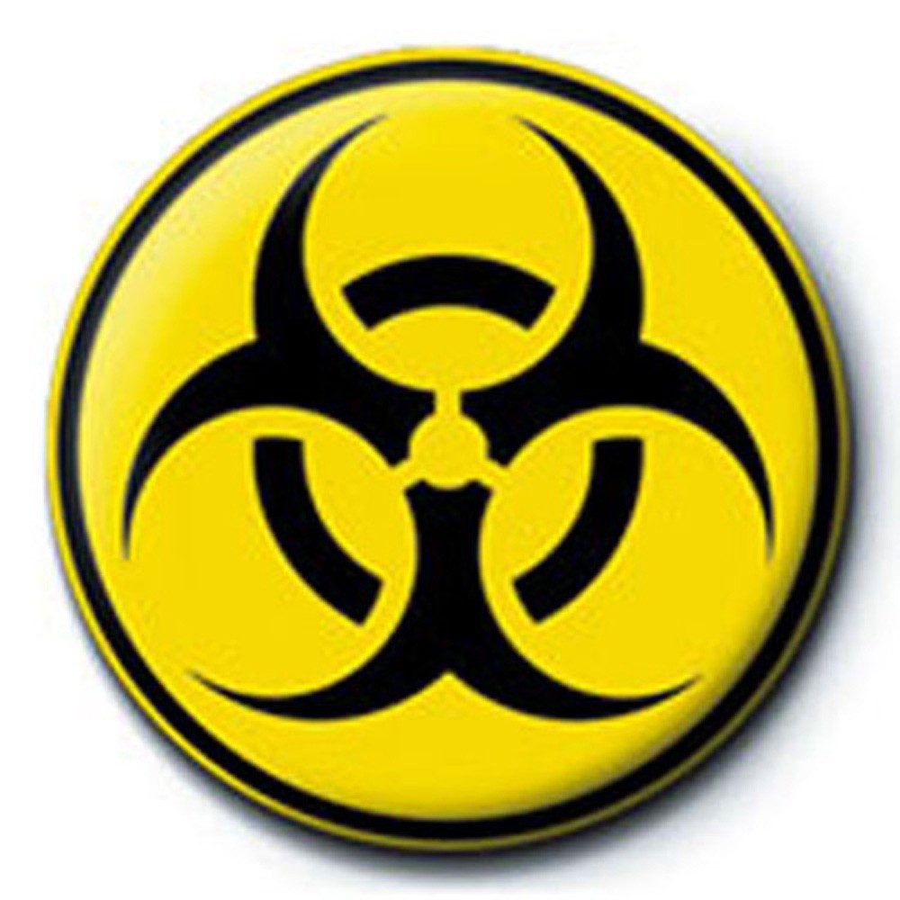 Button Fun - Button Badge - Biohazard