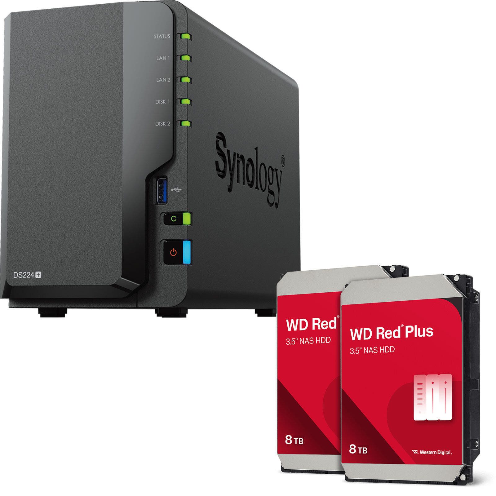 Synology DS224+ & WD80EFPX PC-Arbeitsspeicher