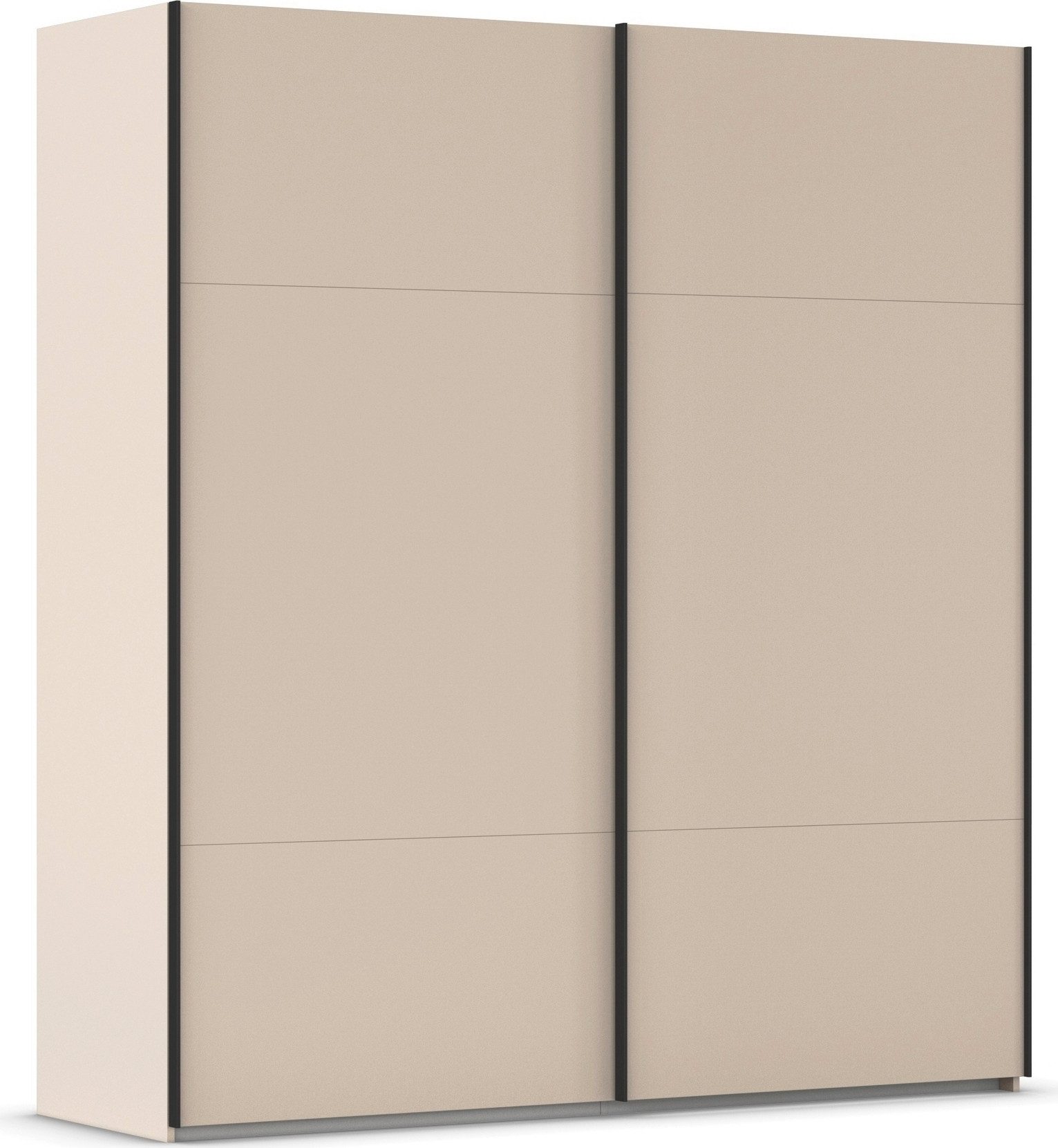 rauch Schwebetürenschrank Kleiderschrank Schrank Garderobe Schlafzimmerschrank CONTIDO (3 verschiedene Ausstattungen BASIC/CLASSIC/PREMIUM) aus hochwertigem Material in 6 Breiten 2 Griff-Farben MADE IN GERMANY