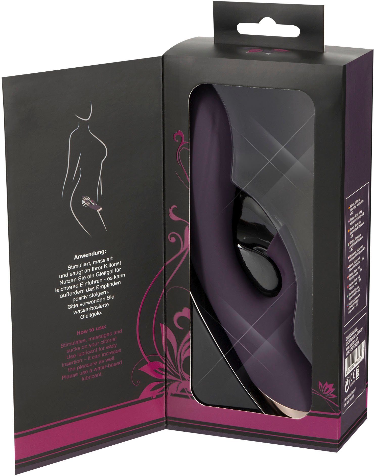 Javida G-Punkt-Vibrator, Mit Klitorissauger