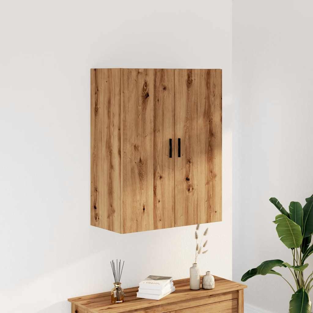 vidaXL Hängeschrank Wandschrank Artisan-Eiche 69,5x34x90 cm günstig online kaufen