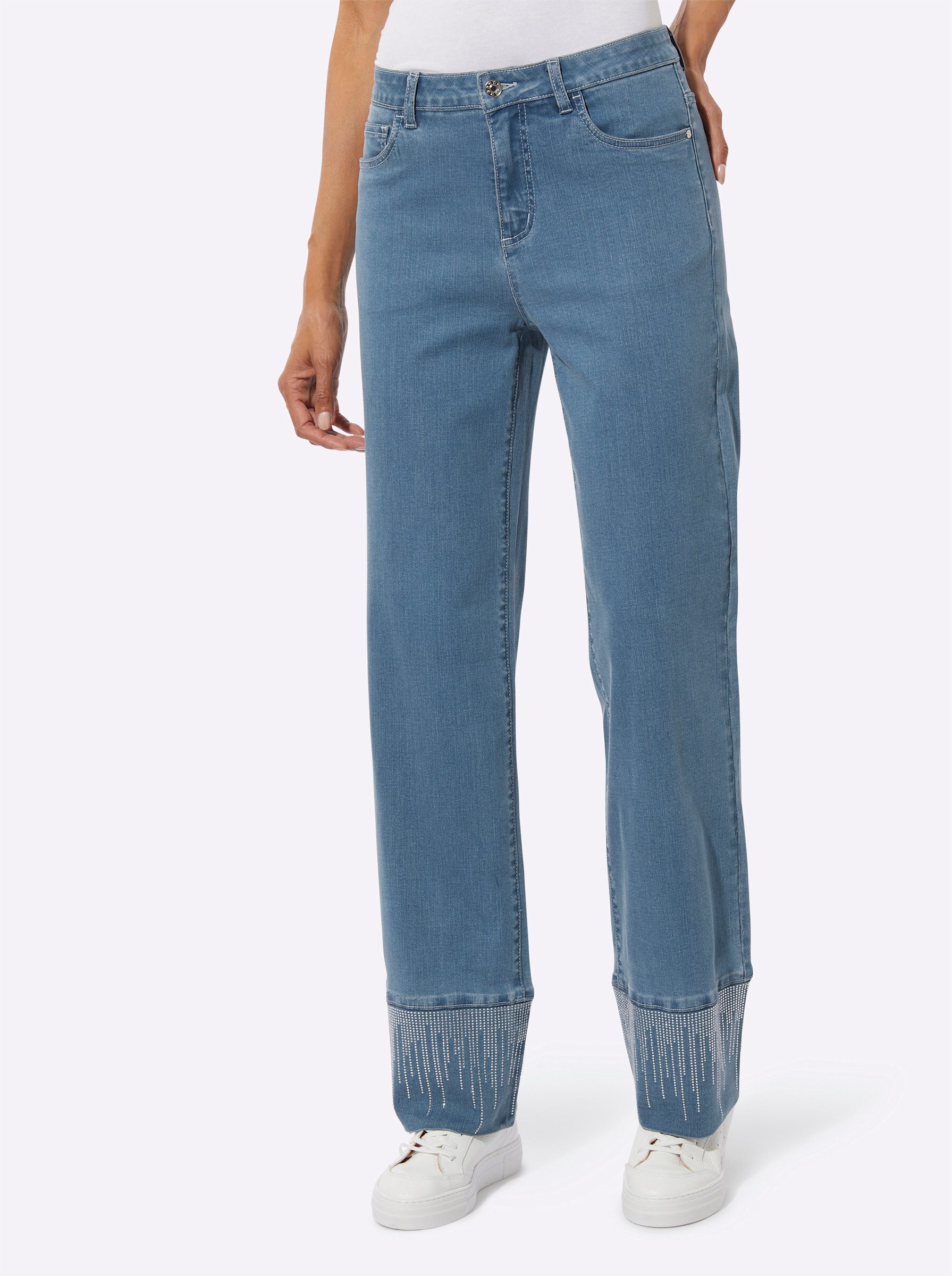 creation L Bequeme Jeans Lyocell-Baumwoll-Jeans komfortabel