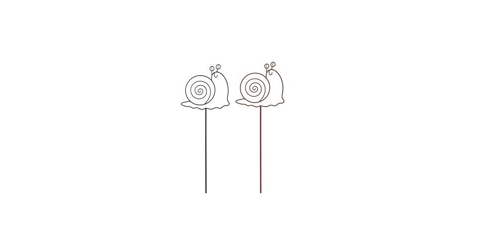 Gartenstecker TrendLine Gartenstecker Metall Schnecke sortiert