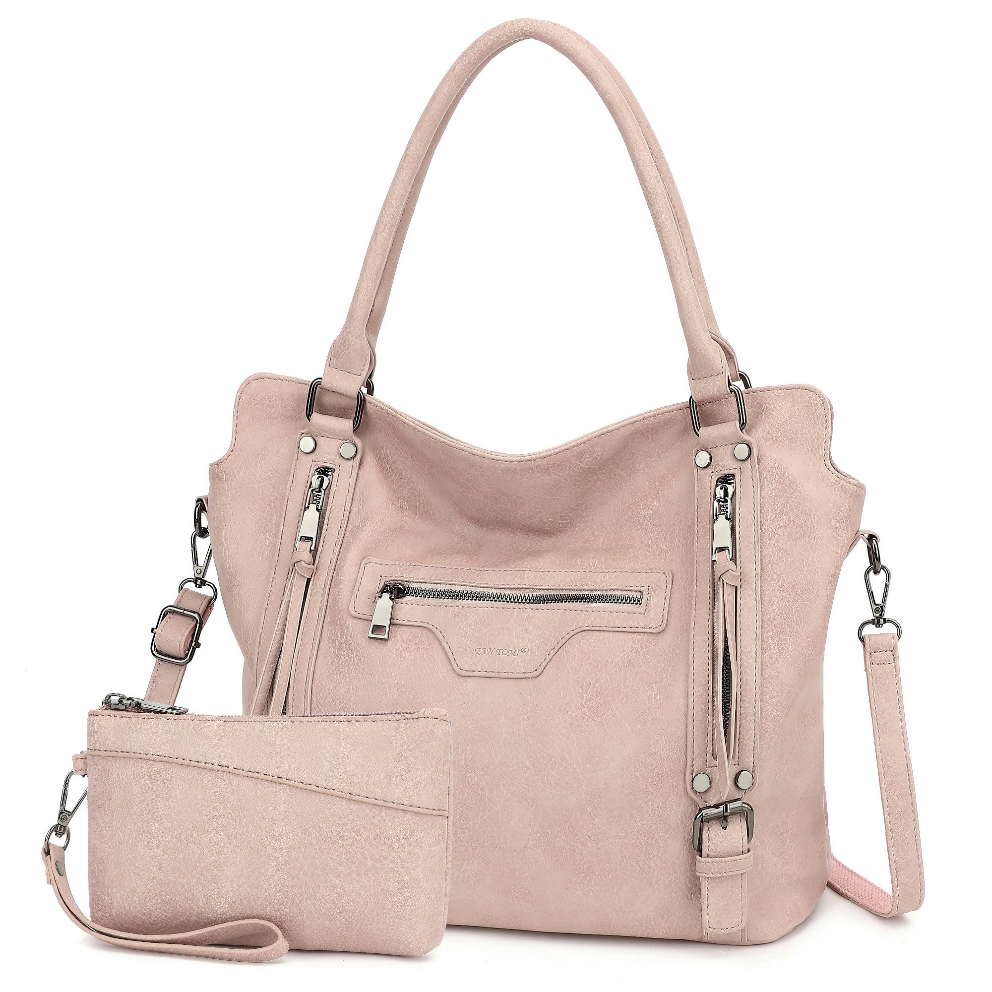 TAN.TOMI Handtasche Damen Shopper - Set Schultertasche Henkeltasche Umhänge günstig online kaufen