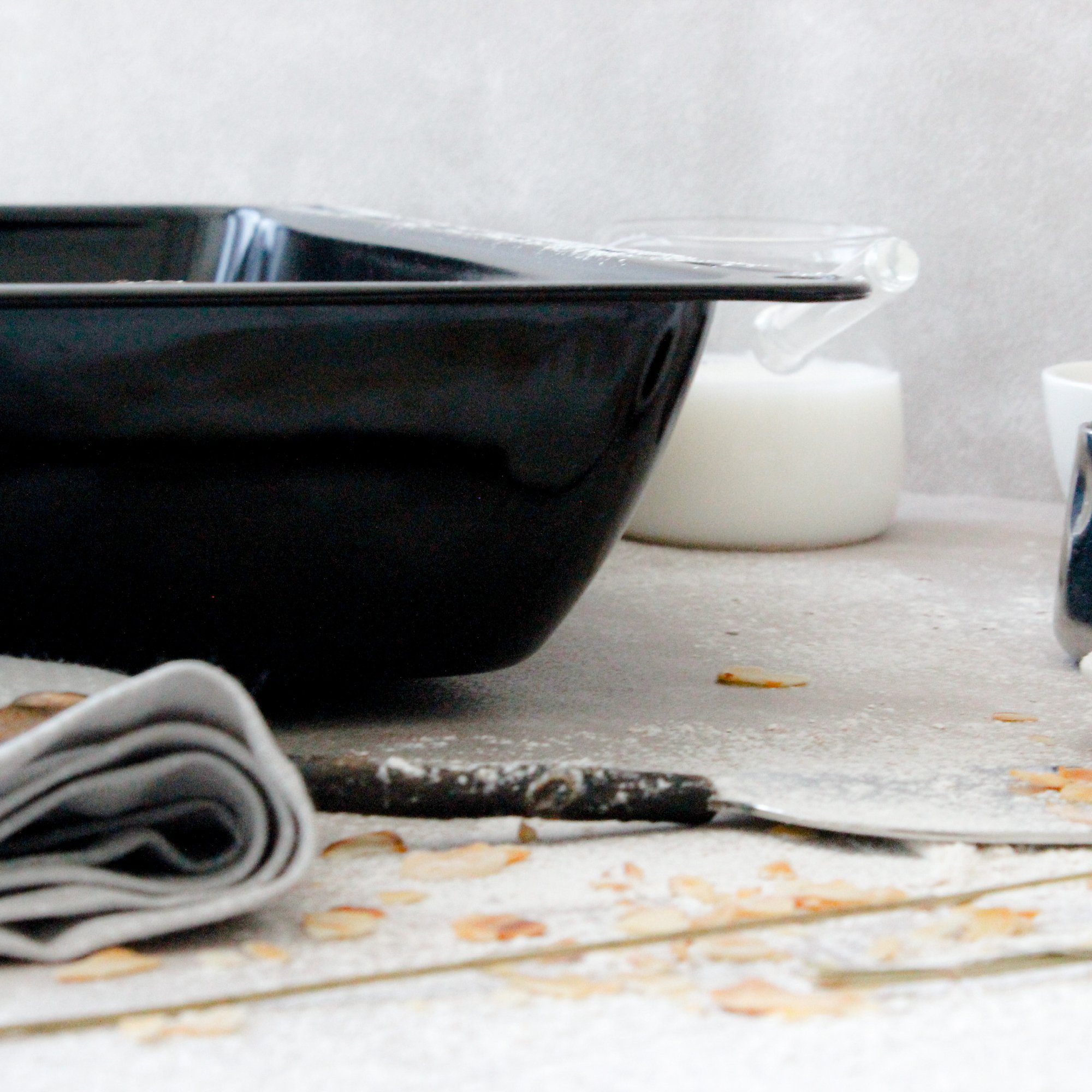 ICQN Backblech 422 x 370 x 45 mm, Fettpfanne für Backofen und Herd, Emailliert, (1-St), Passend für ELECTROLUX, AEG, IKEA, ZANUSSI, JUNO, Kratzfest & Rostfrei