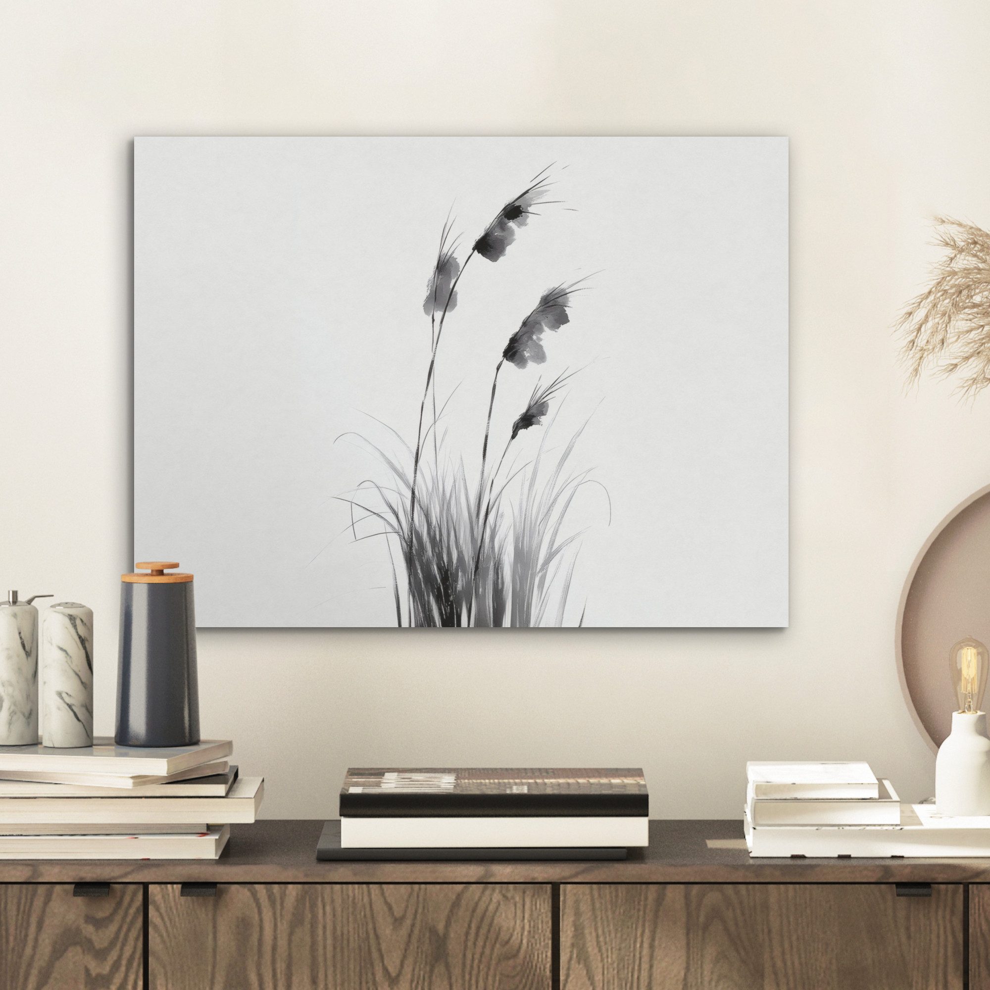 MuchoWow Gemälde Minimalistisch - Stängel - günstig online kaufen