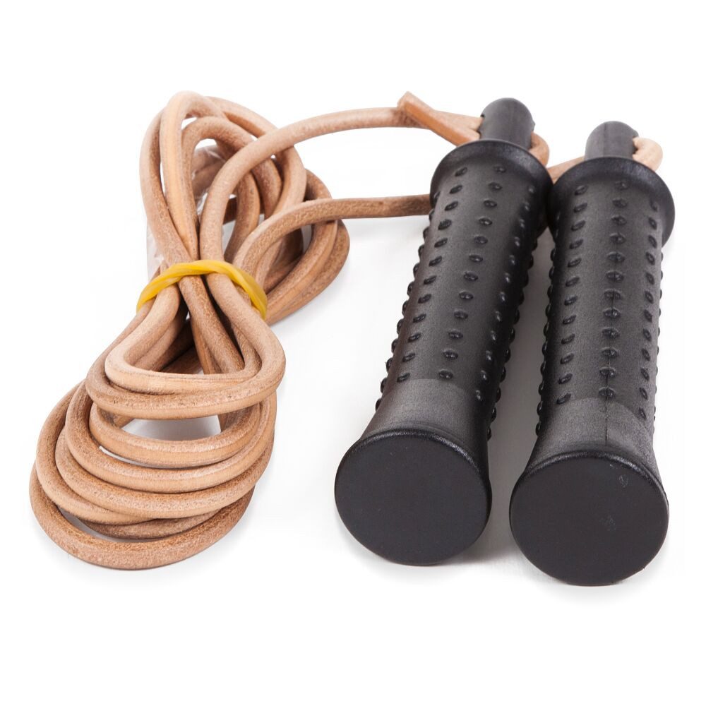 Sport-Thieme Springseil Springseil Leder, Lederseil für Rope-Skipping mit hohem Sprungtempo