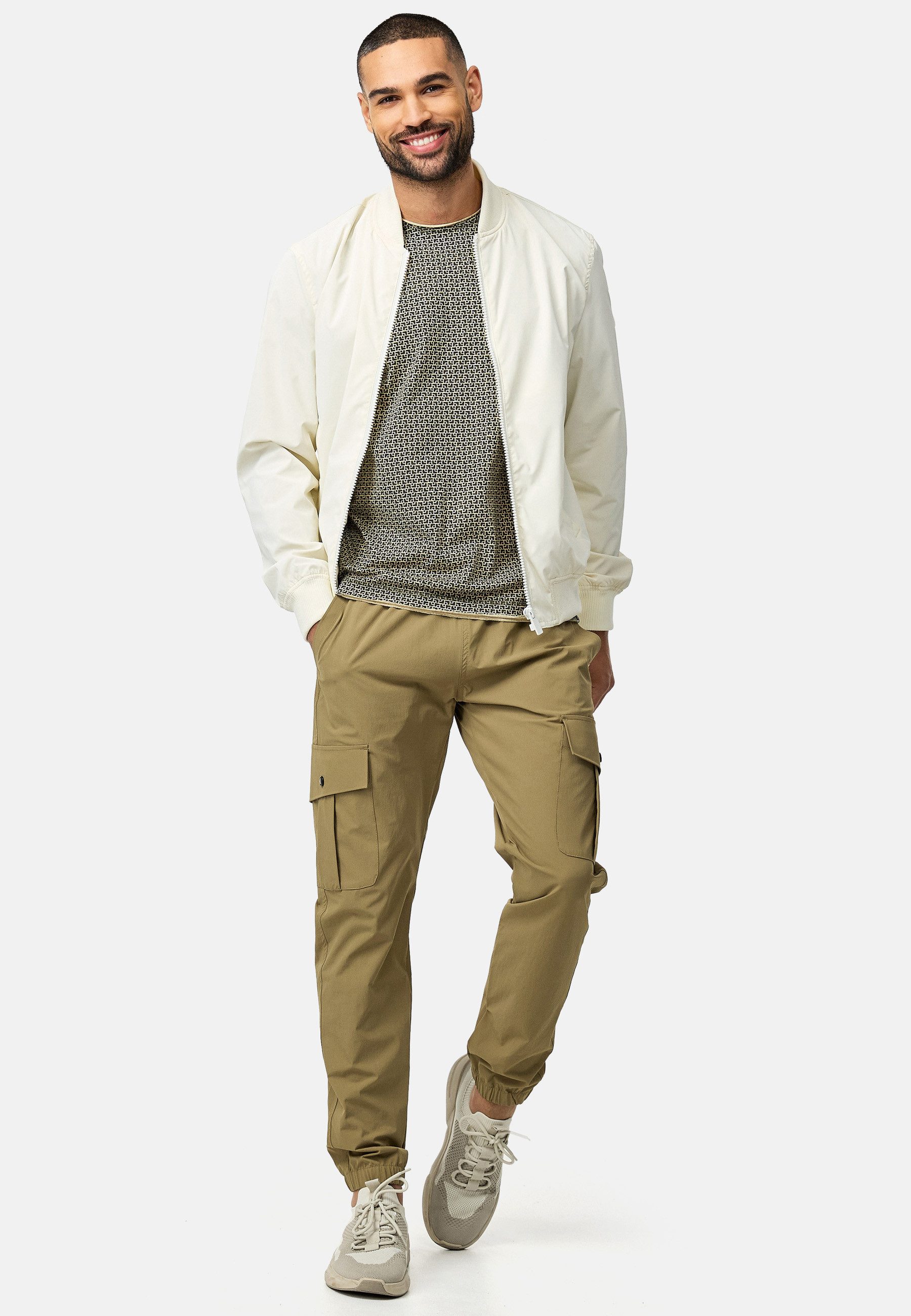 Indicode Sommerjacke Herren INIgnam Übergangsjacke Herrenjacke mit klassischer Bomberjacken-Silhouette