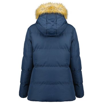 Geo Norway Winterjacke Crown Fellbesatz an der Kapuze abnehmbar