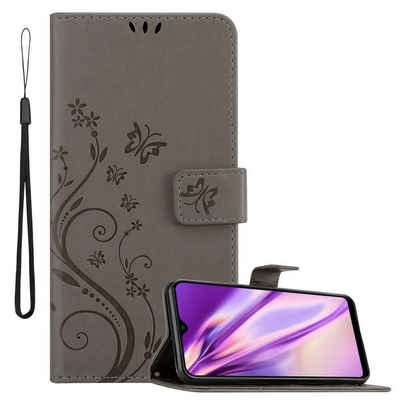 Cadorabo Handyhülle Flower Book Samsung Galaxy A40, Klappbare Handy Schutzhülle - Hülle - mit Standfunktion und Kartenfach
