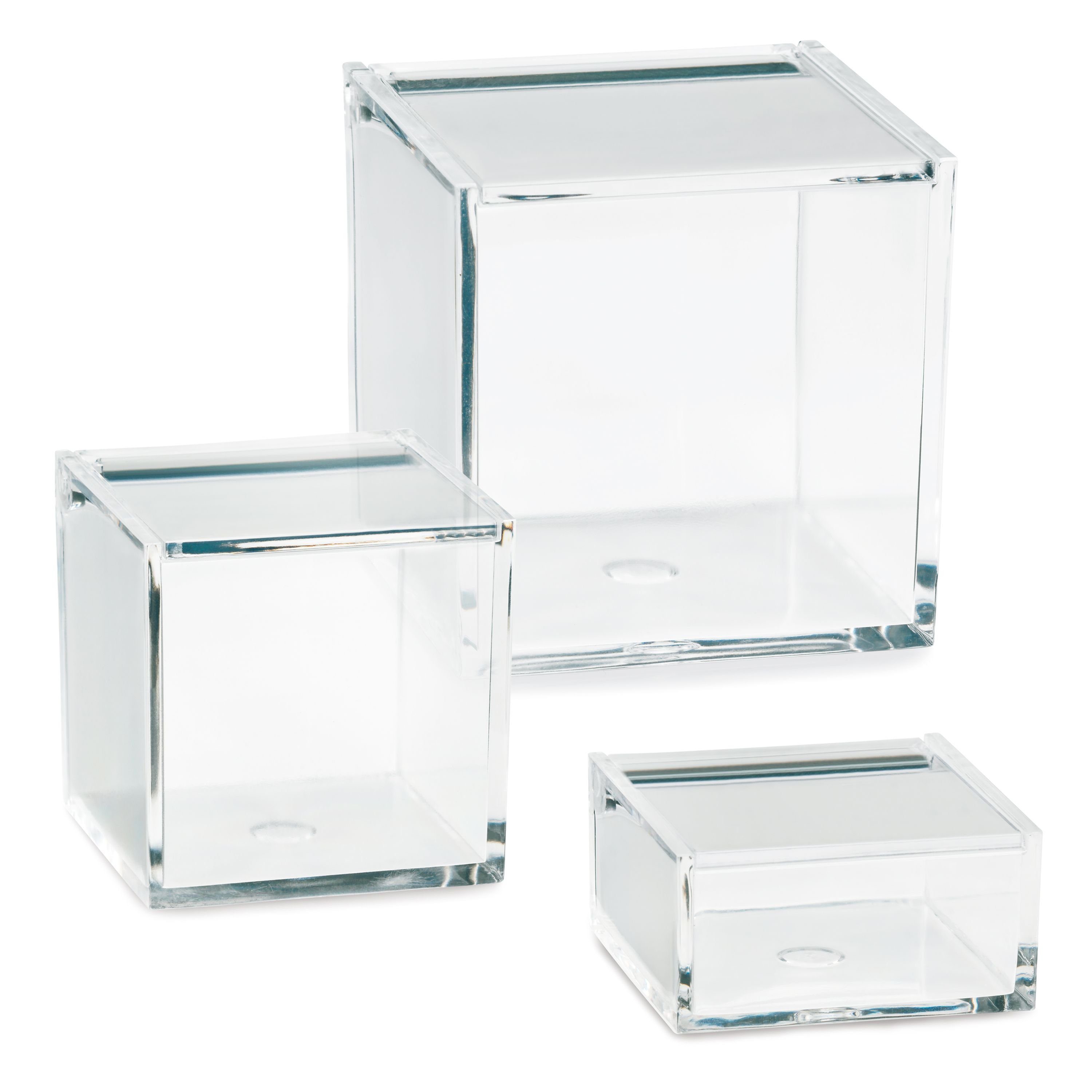 MamboCat Vorratsglas Safira 4 Utensilienbox-Set Glas 6x6x6 cm, tlg