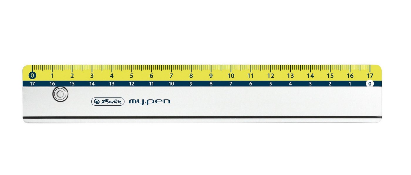 Thumbnail - Herlitz Lineal Herlitz Lineal "my.pen" / 17cm / Farbe: lemon