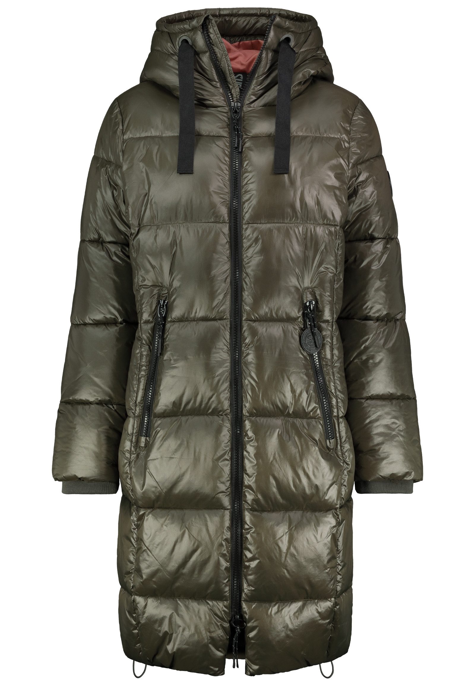 SUBLEVEL Langmantel Winddicht, Kapuze, Winterkomfort, lässiger Stil (1-tlg) günstig online kaufen